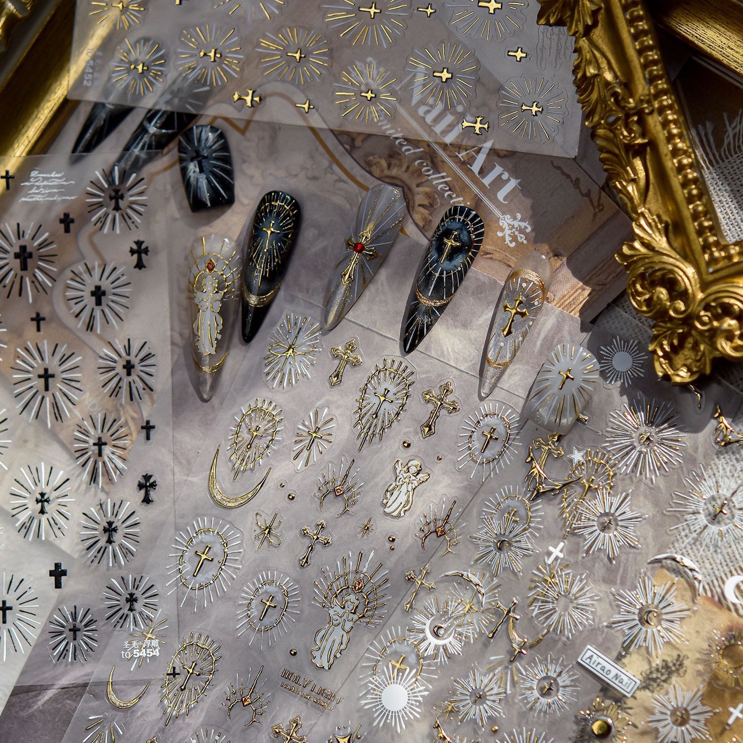 Hello Claws | Holy Light Jesus Nail Deco Sticker