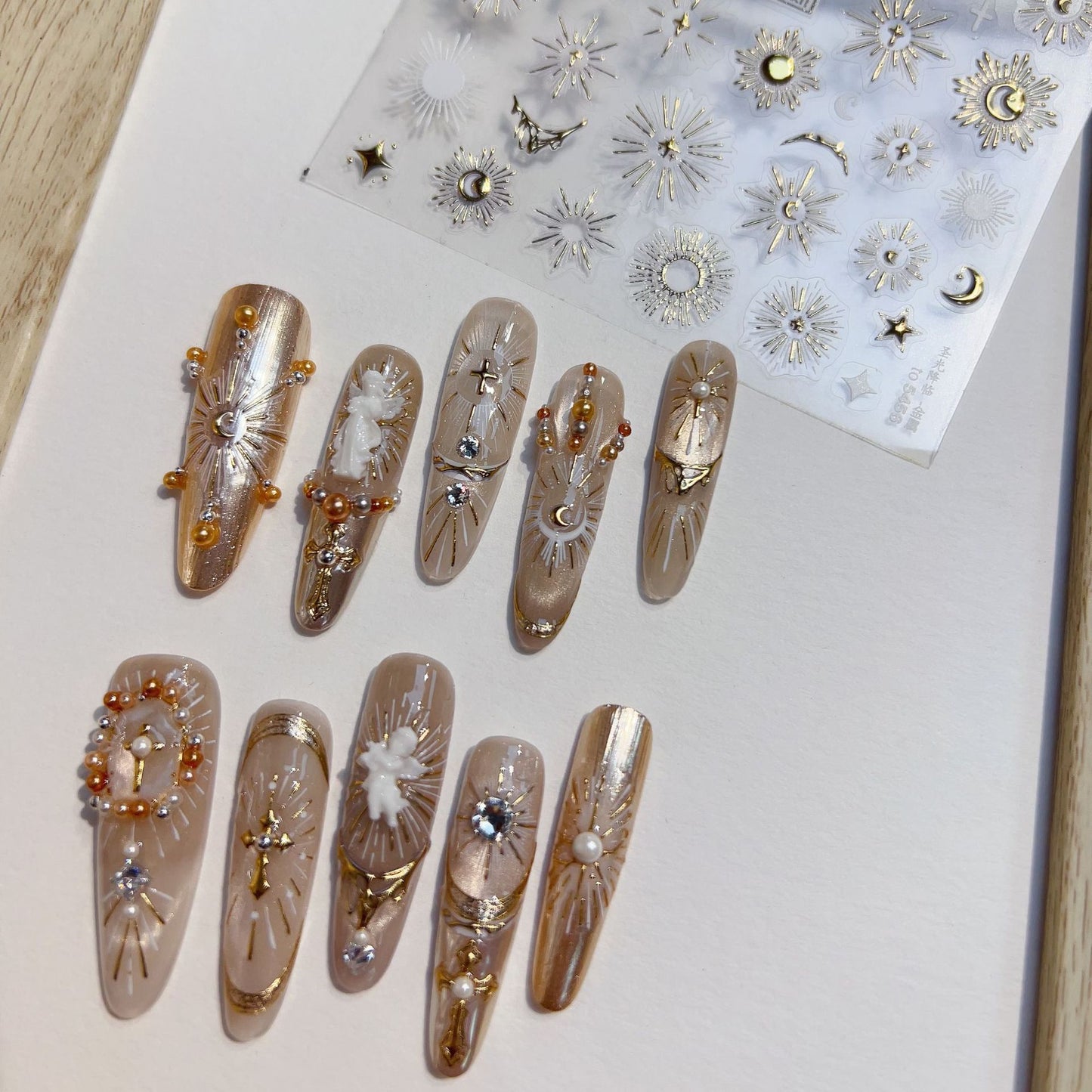 Hello Claws | Holy Light Jesus Nail Deco Sticker