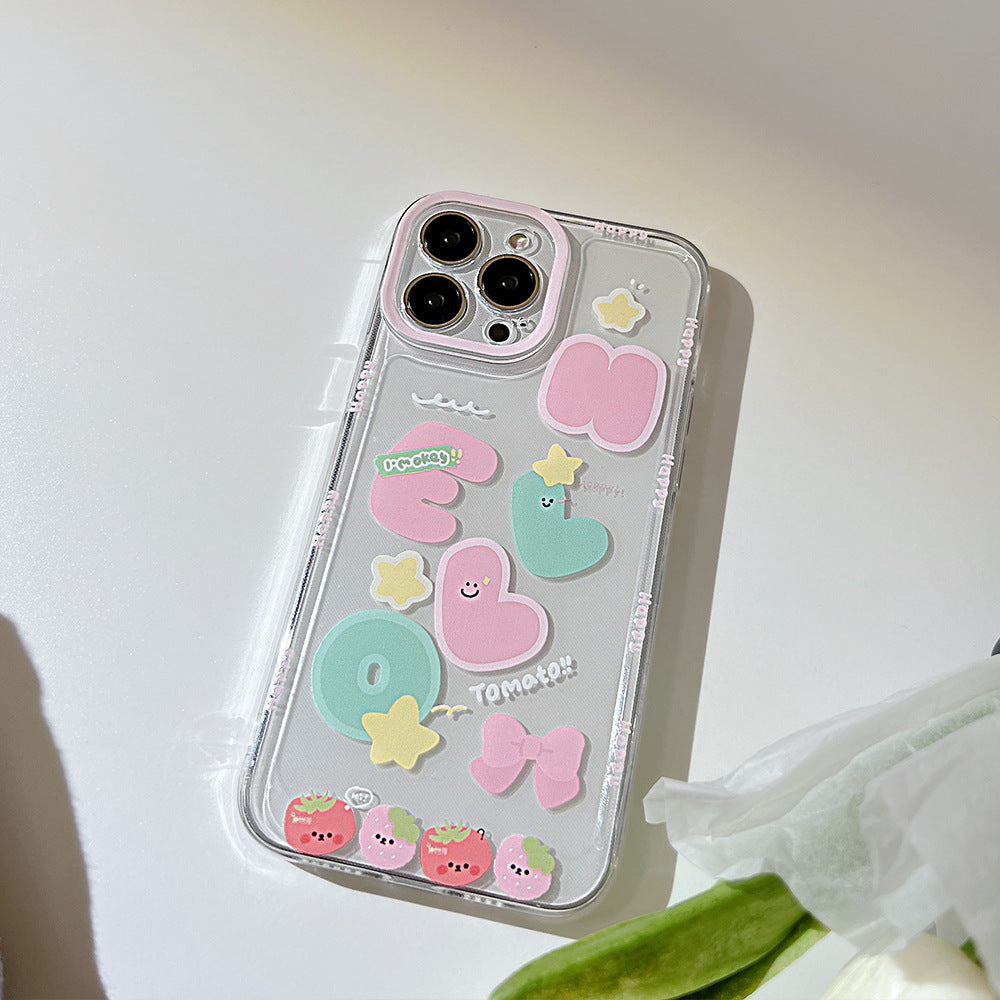 Aurora Hello Tomato iPhone case