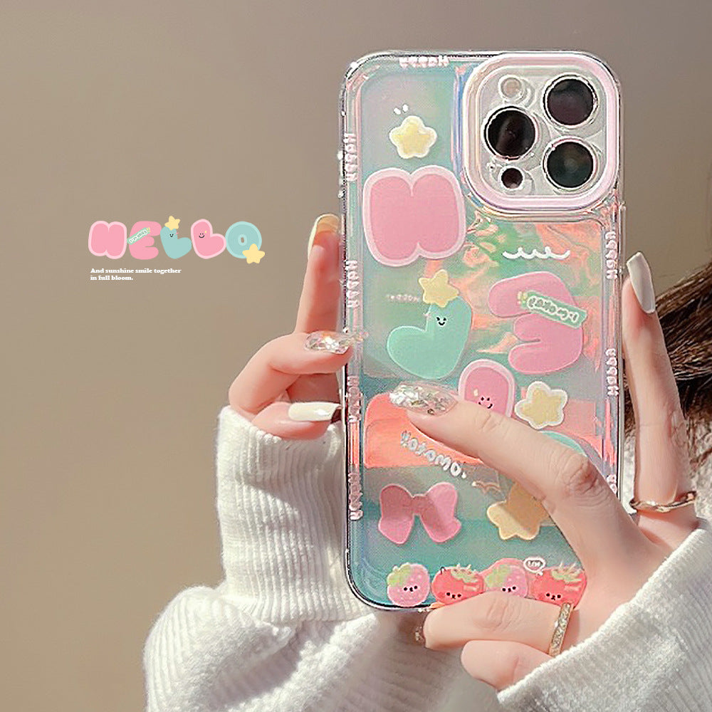Aurora Hello Tomato iPhone case