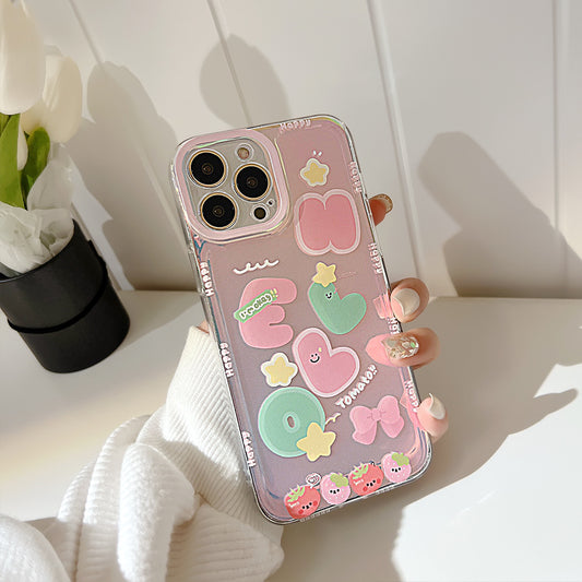 Aurora Hello Tomato iPhone case