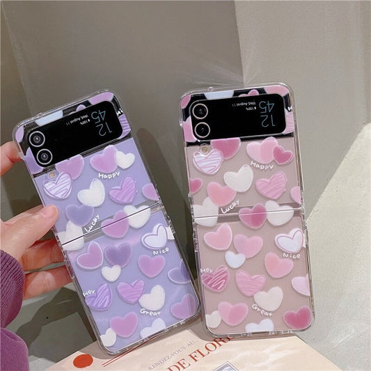 Sweet Heart Samsung Galaxy Z Flip Phone Case