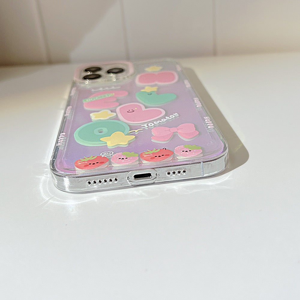 Aurora Hello Tomato iPhone case
