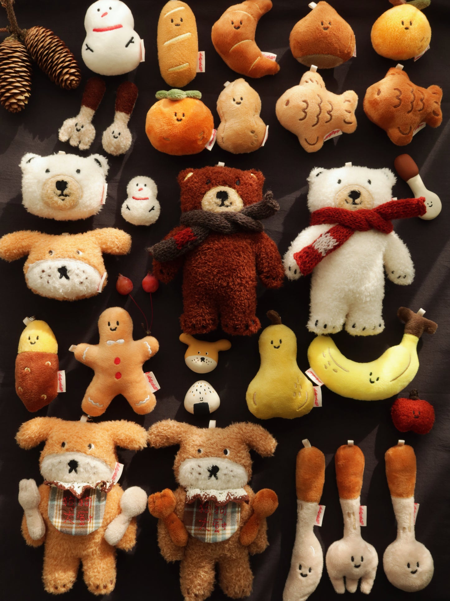 Daily White | Brown Bear Ice Cream Cone Plush Charm