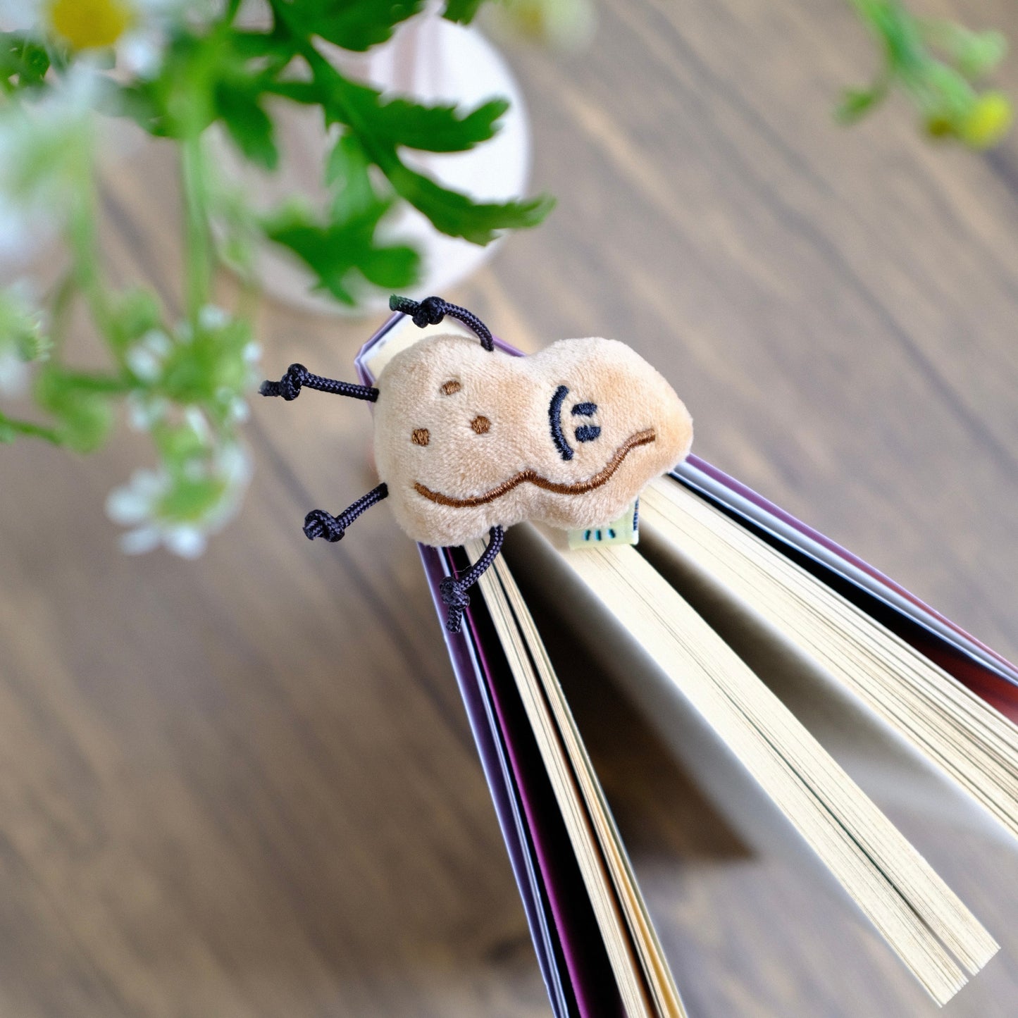 Fickle Plan | Mini Peanut Bookmark