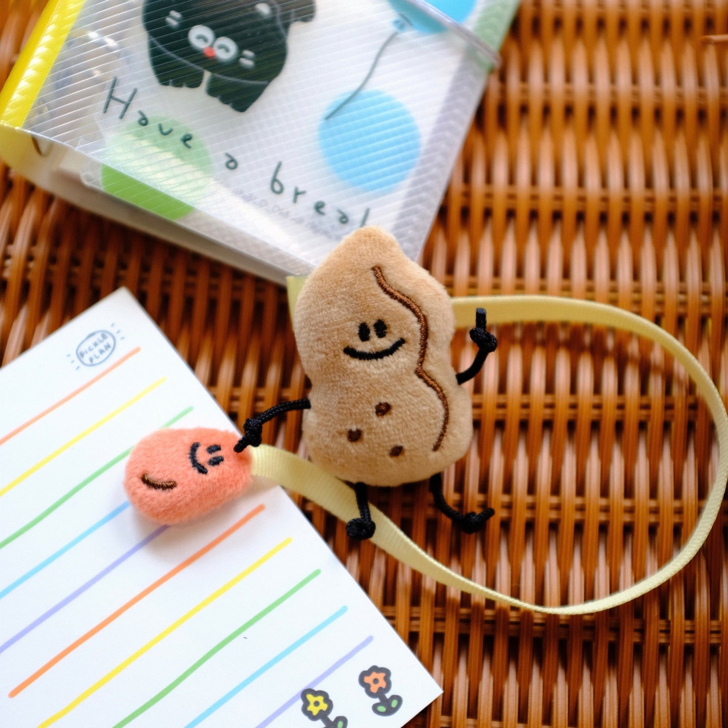 Fickle Plan | Mini Peanut Bookmark