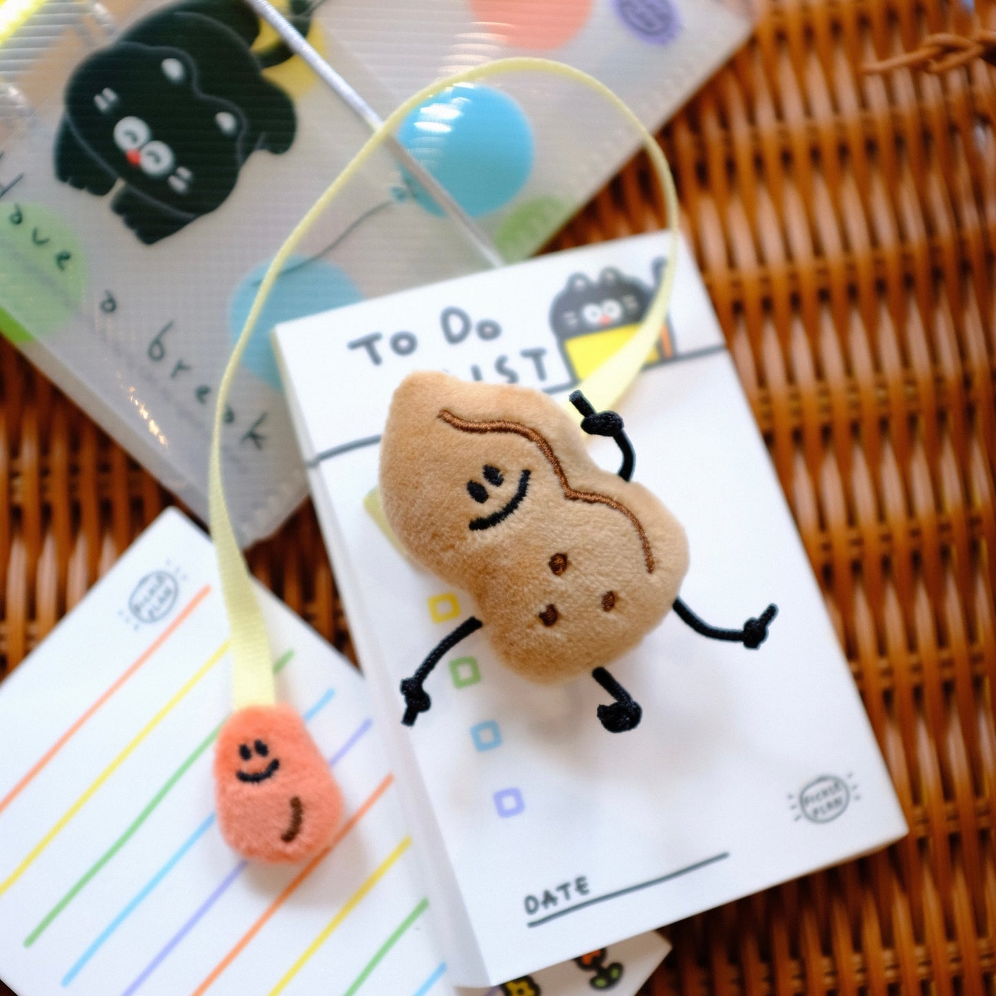 Fickle Plan | Mini Peanut Bookmark