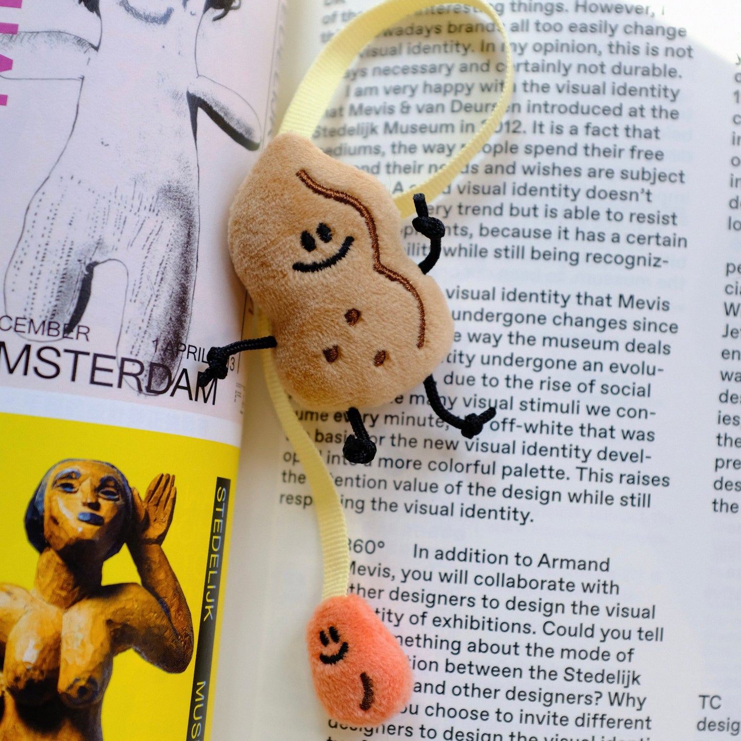 Fickle Plan | Mini Peanut Bookmark