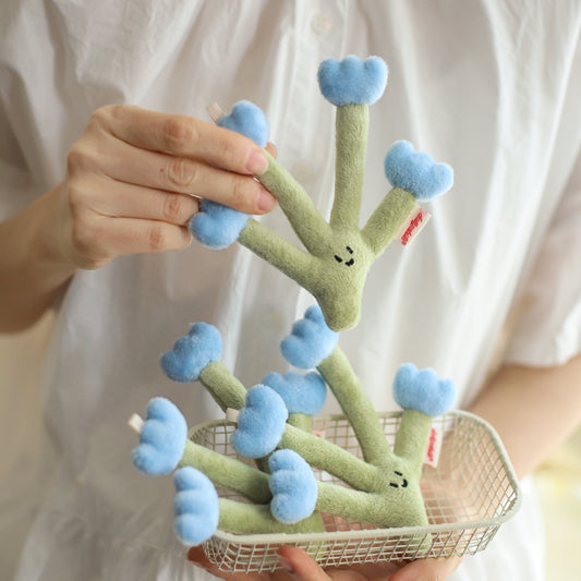 Daily White | Baby Blue Eye Plush Charm