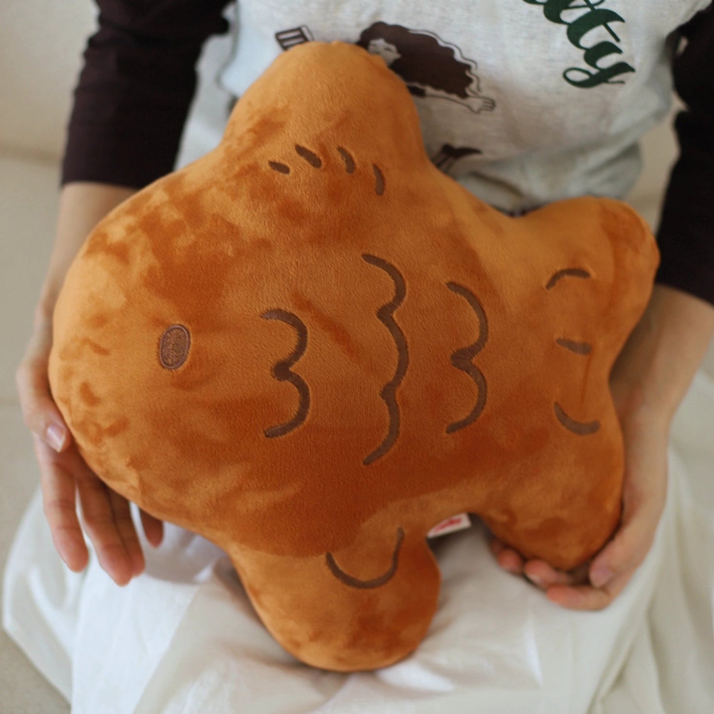 Daily White | Taiyaki Plush Pillow