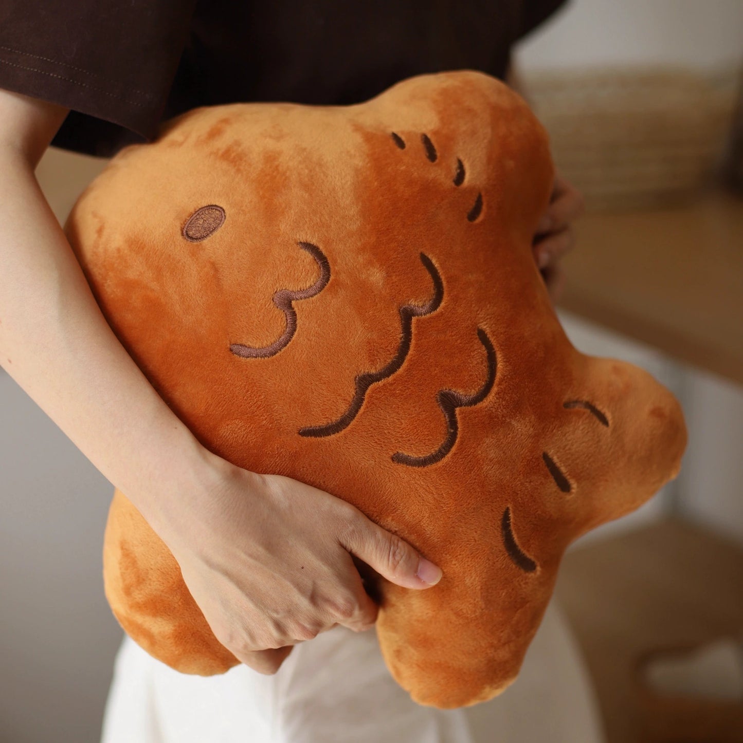 Daily White | Taiyaki Plush Pillow
