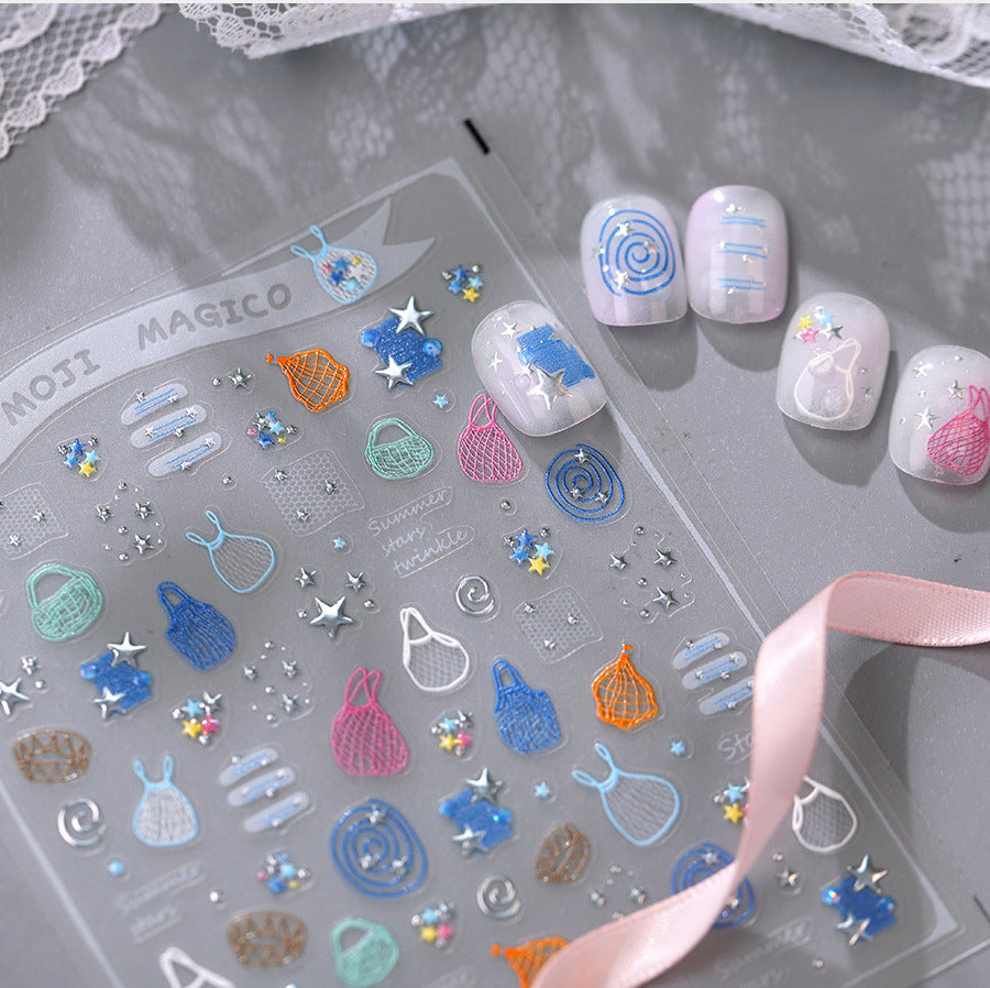 Hello Claws | Summer Beach Nail Deco Sticker 