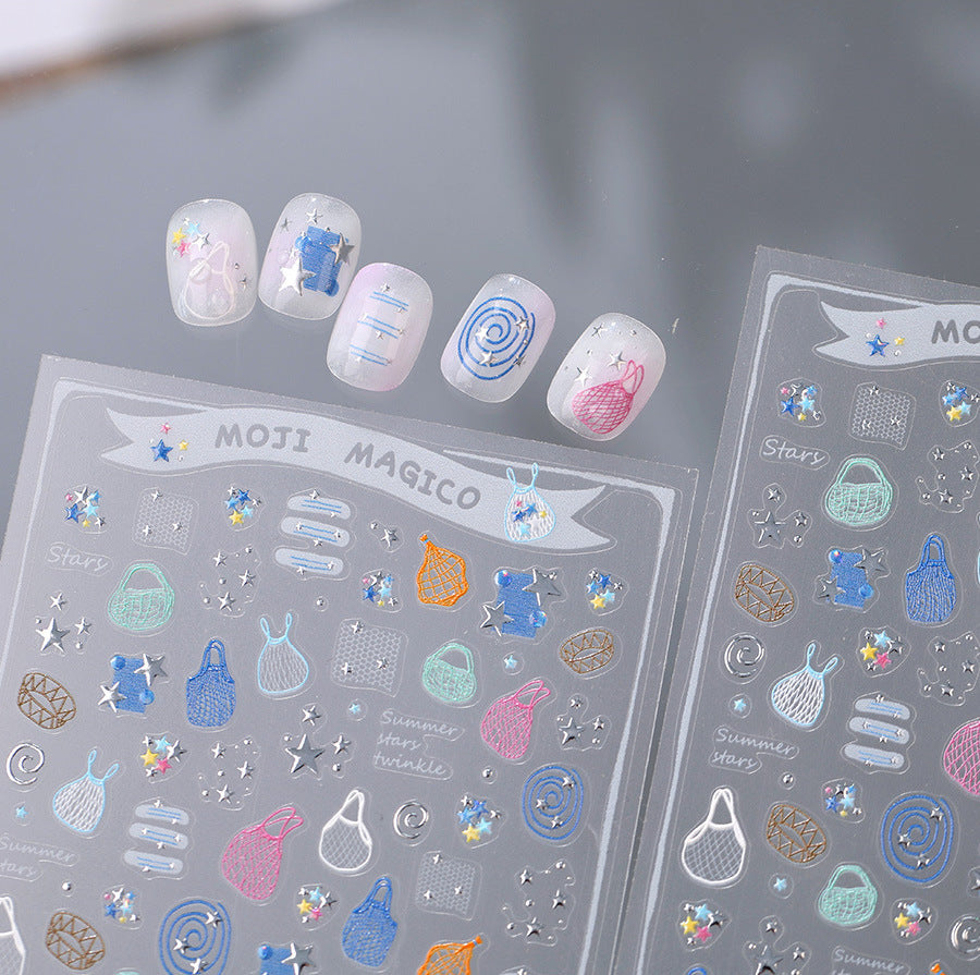 Hello Claws | Summer Beach Nail Deco Sticker 