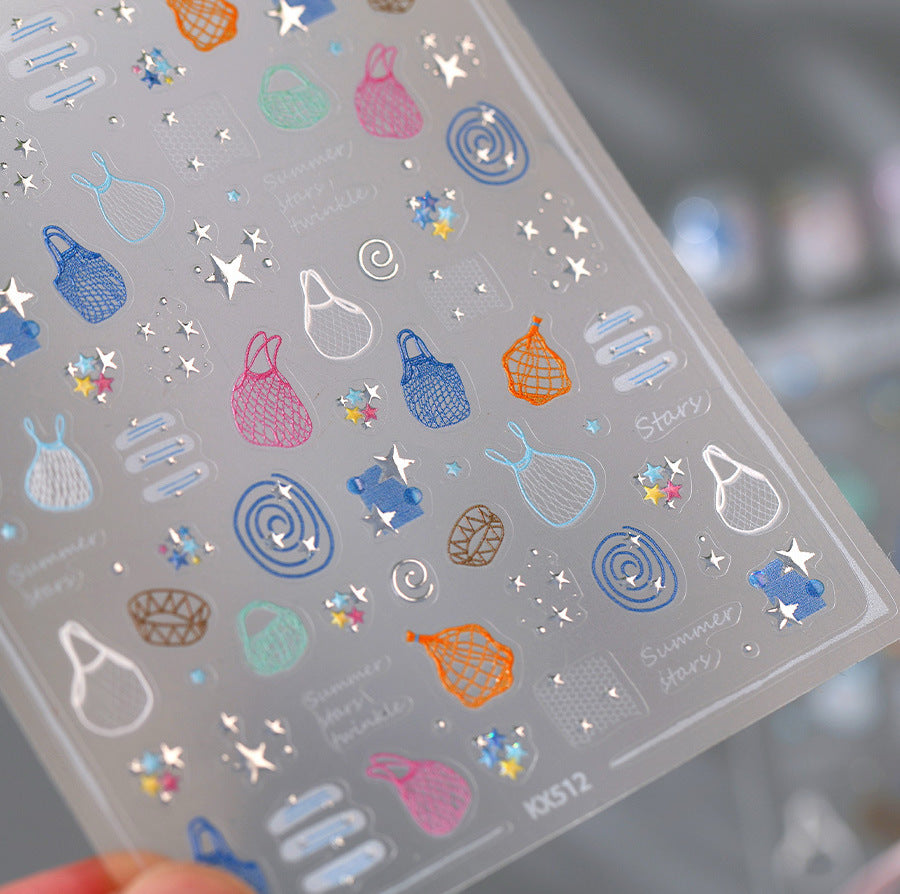 Hello Claws | Summer Beach Nail Deco Sticker 