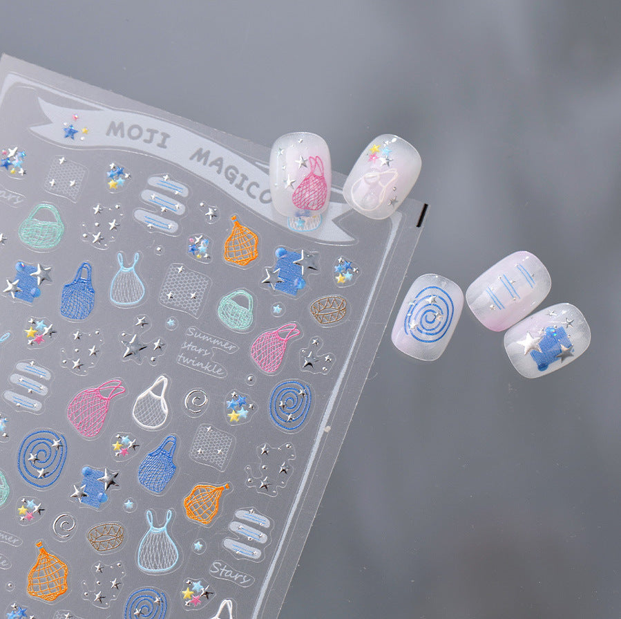 Hello Claws | Summer Beach Nail Deco Sticker 