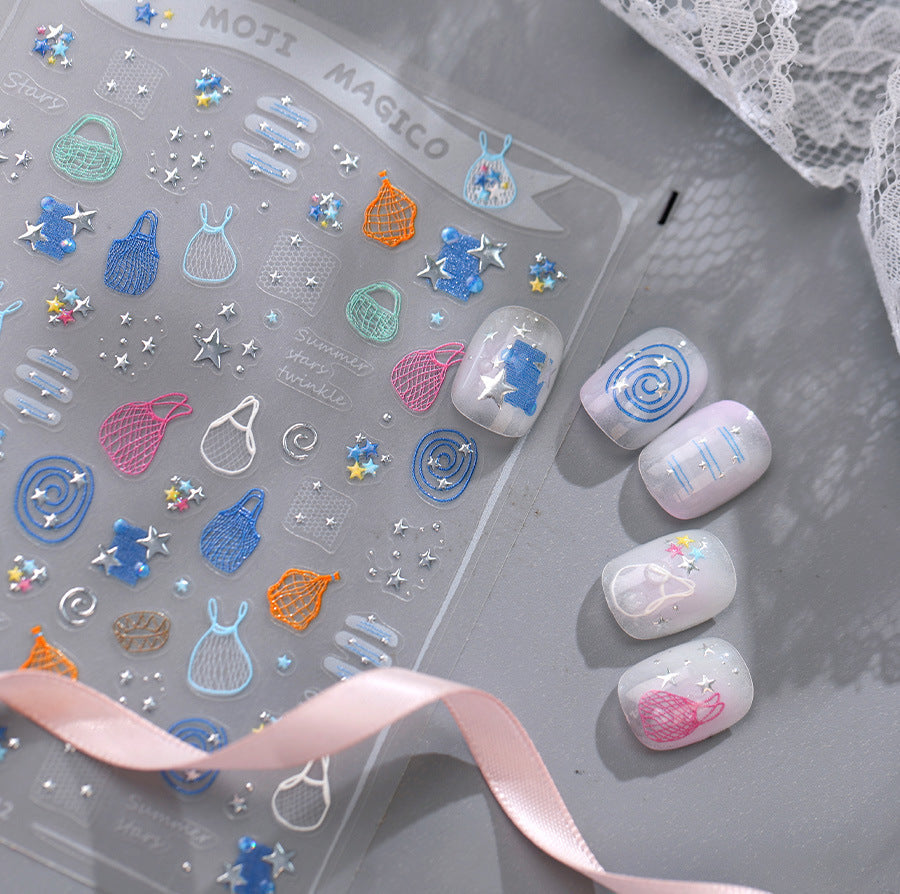 Hello Claws | Summer Beach Nail Deco Sticker 