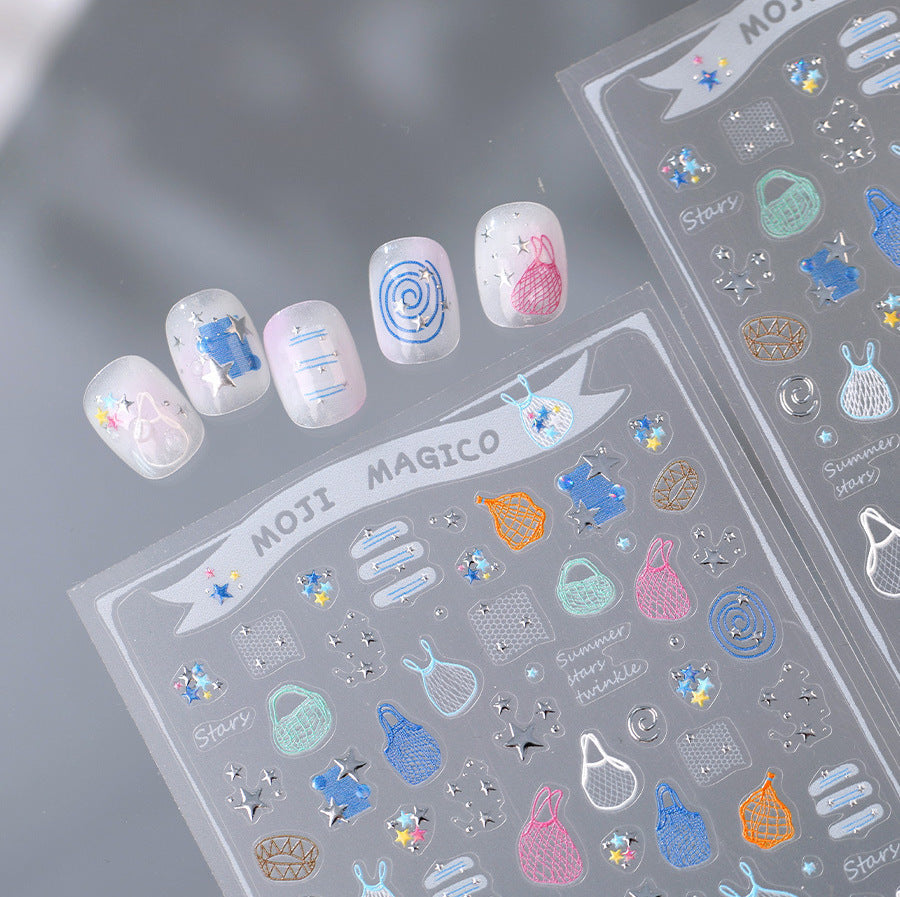 Hello Claws | Summer Beach Nail Deco Sticker 