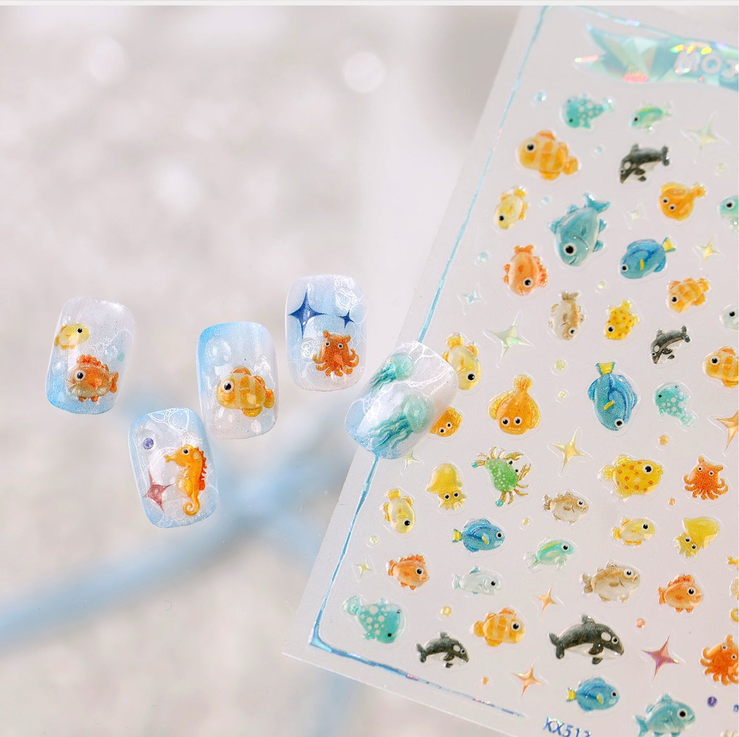 Hello Claws | Under The Sea Nail Deco Sticker 