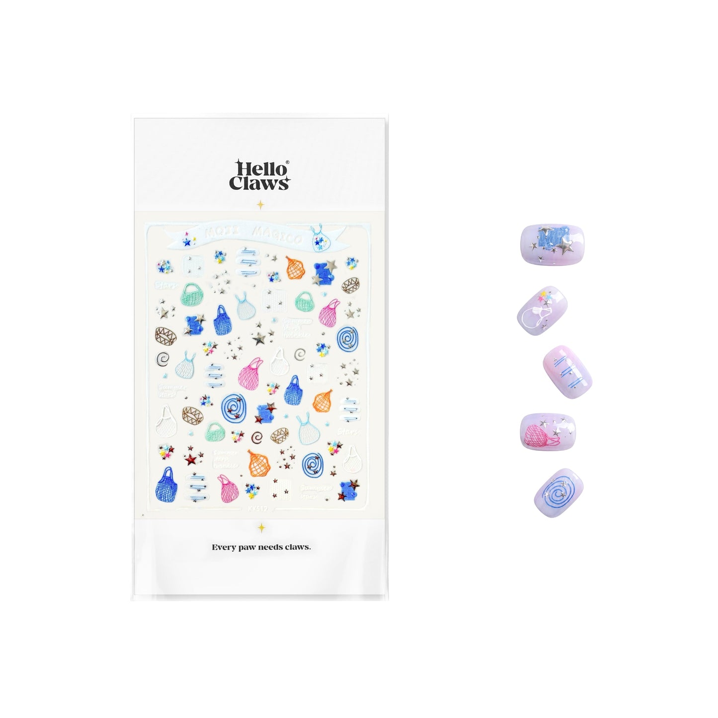 Hello Claws | Summer Beach Nail Deco Sticker 