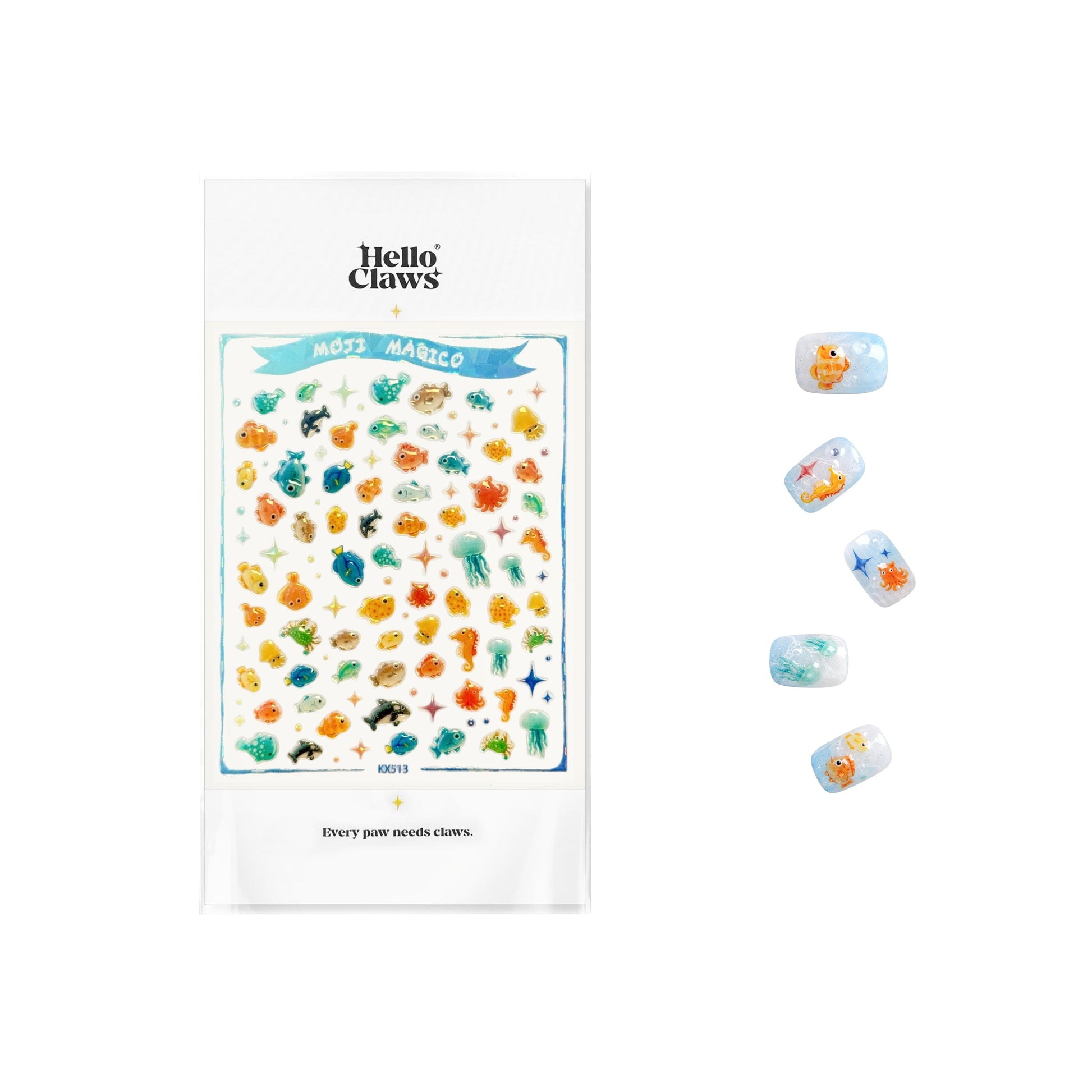 Hello Claws | Under The Sea Nail Deco Sticker 