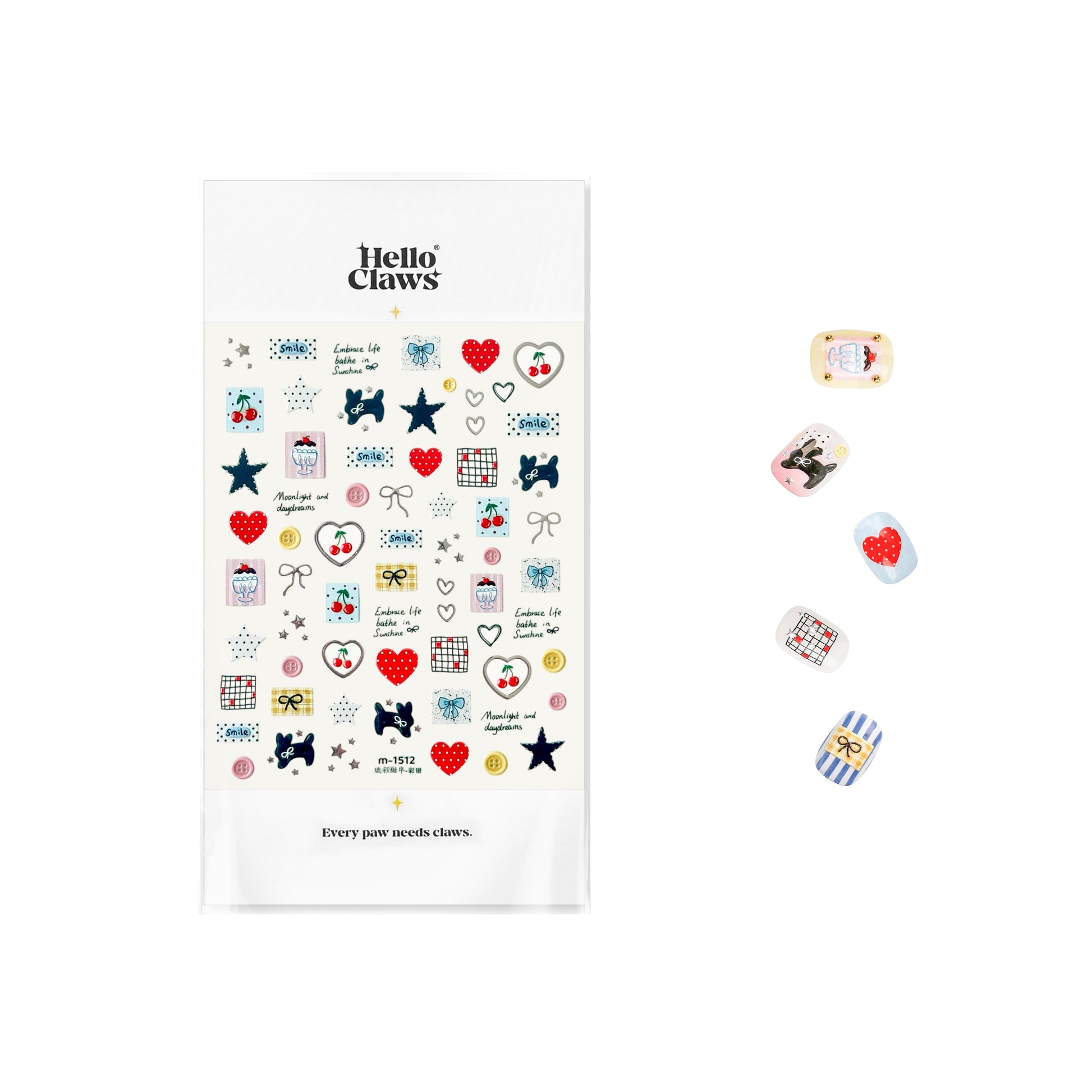 Hello Claws | Cartoon Nail Deco Sticker 