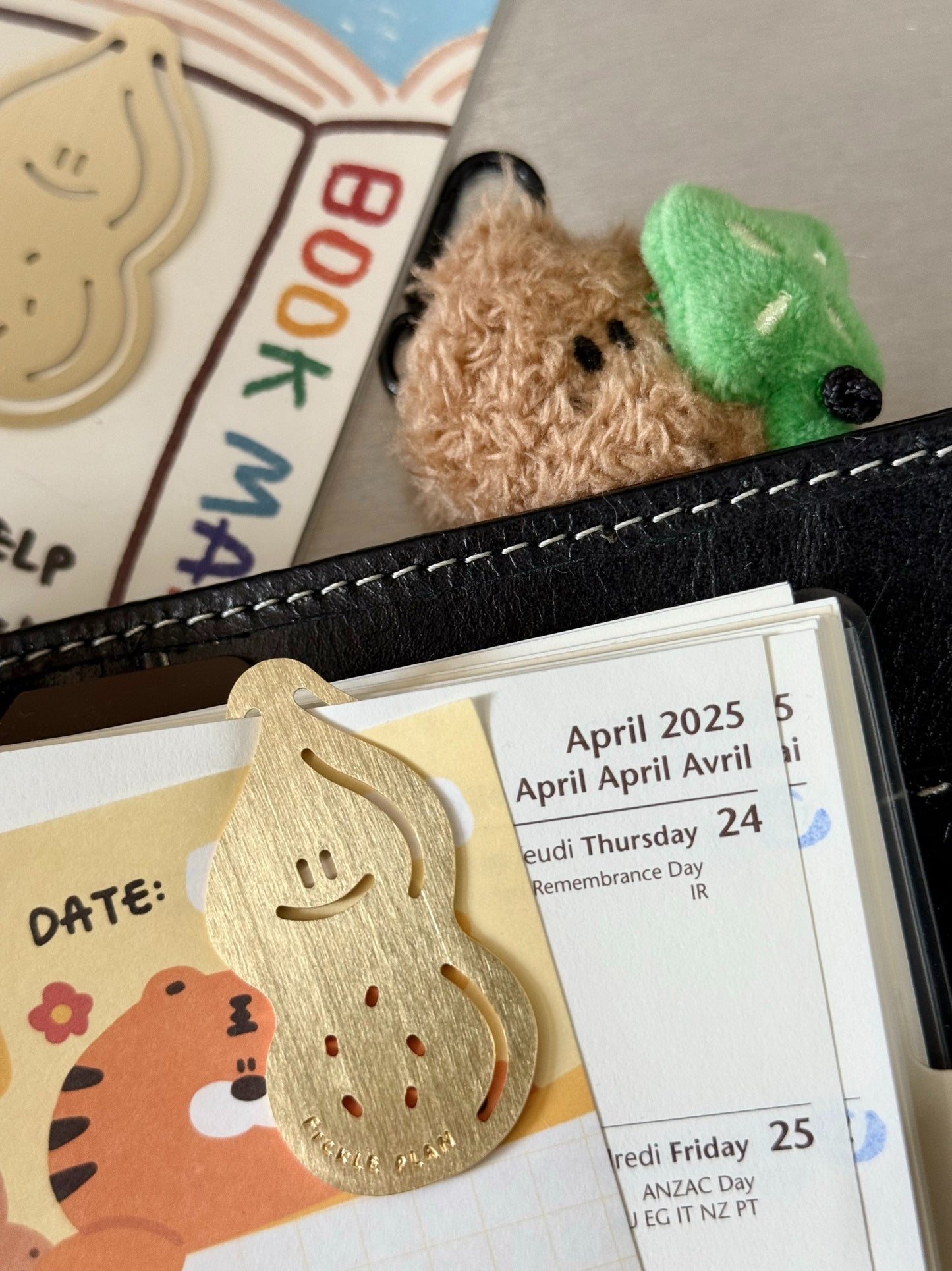 Fickle Plan | Mini Peanut Bookmark