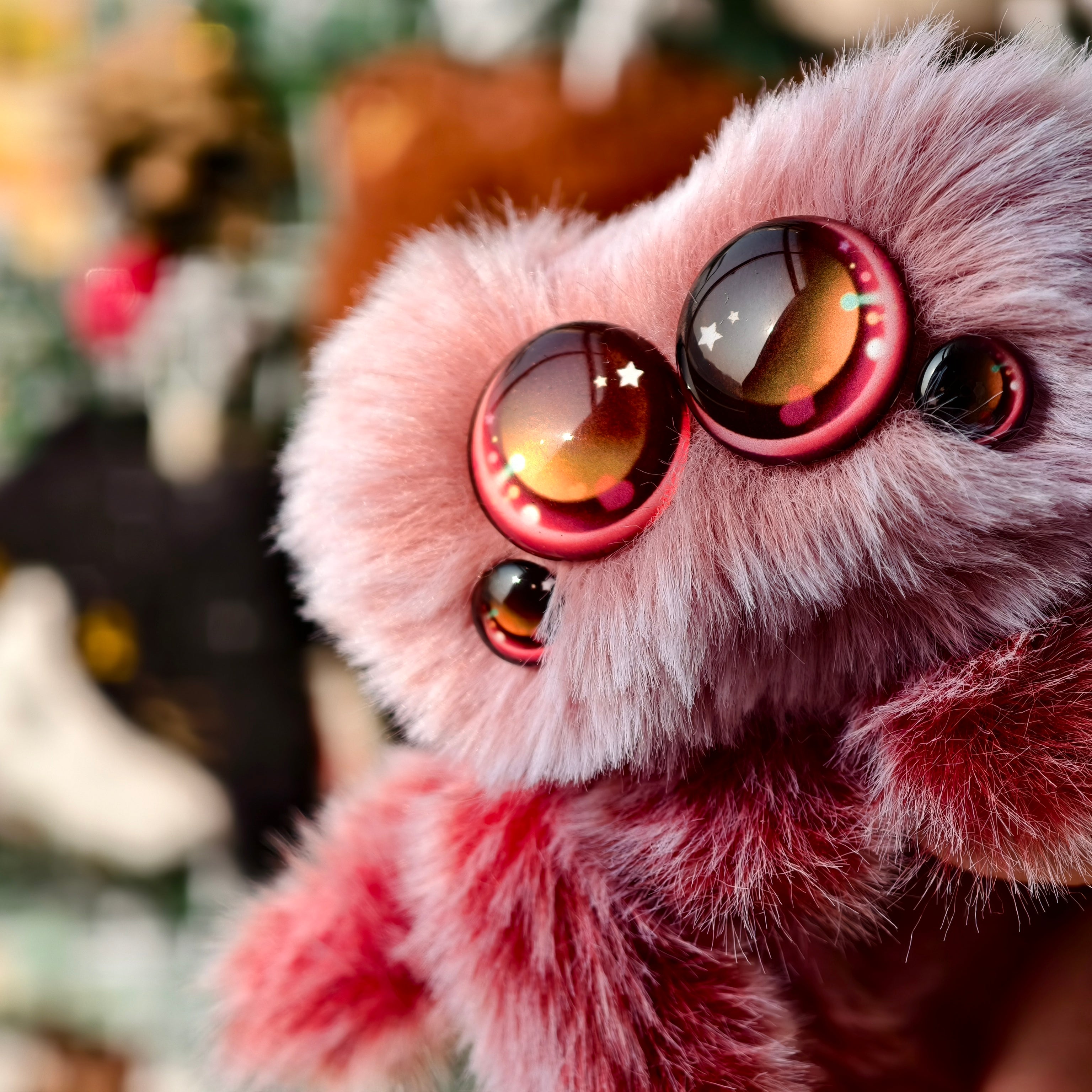 Snowball | Pink Spider Plush Toy – LuLuFun Studio