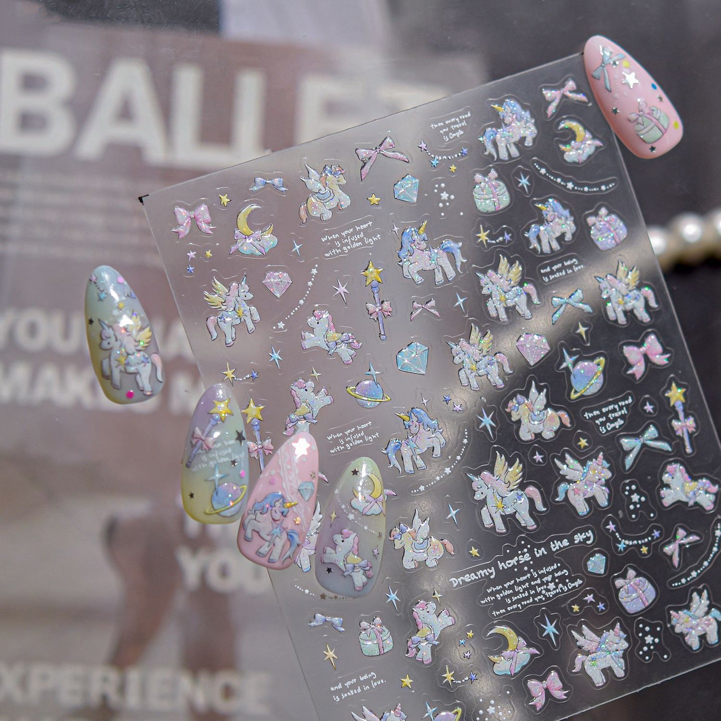 Hello Claws | Unicorn Dream Nail Deco Sticker