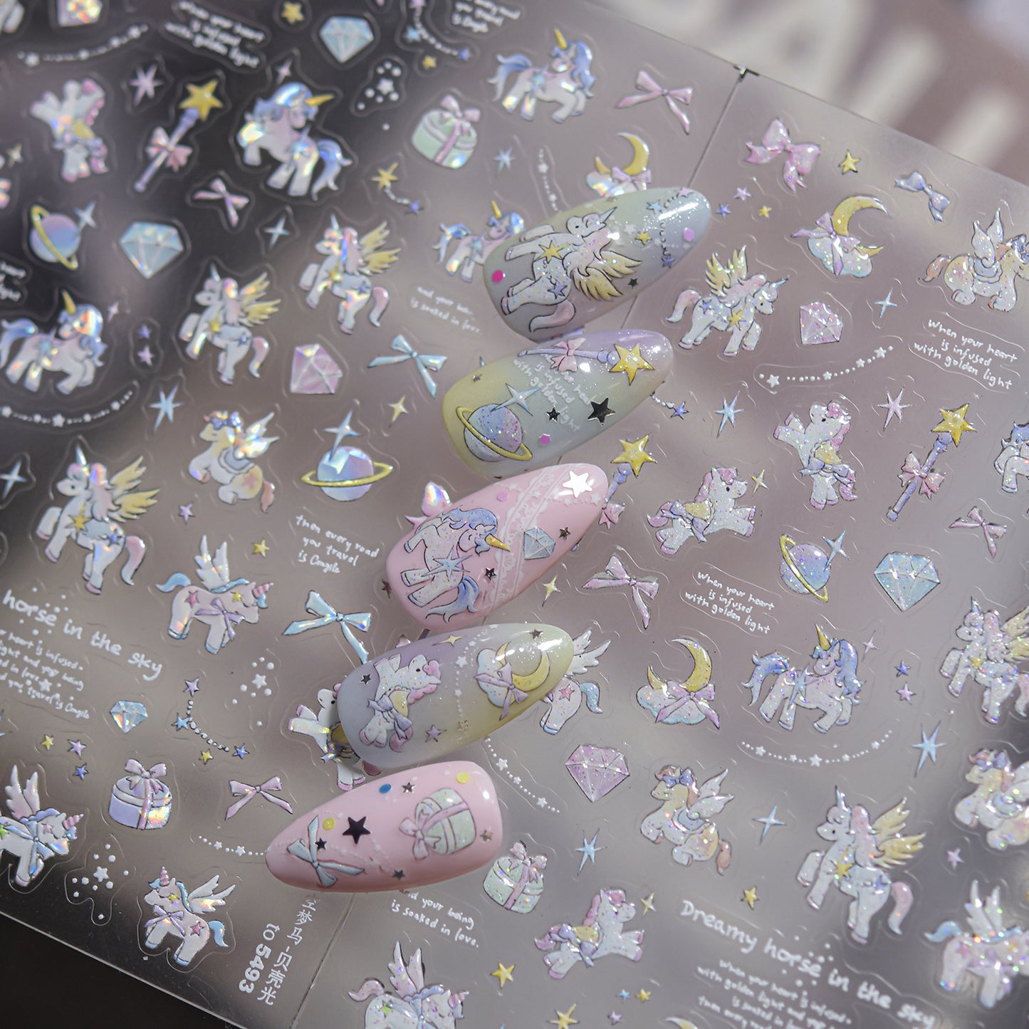 Hello Claws | Unicorn Dream Nail Deco Sticker