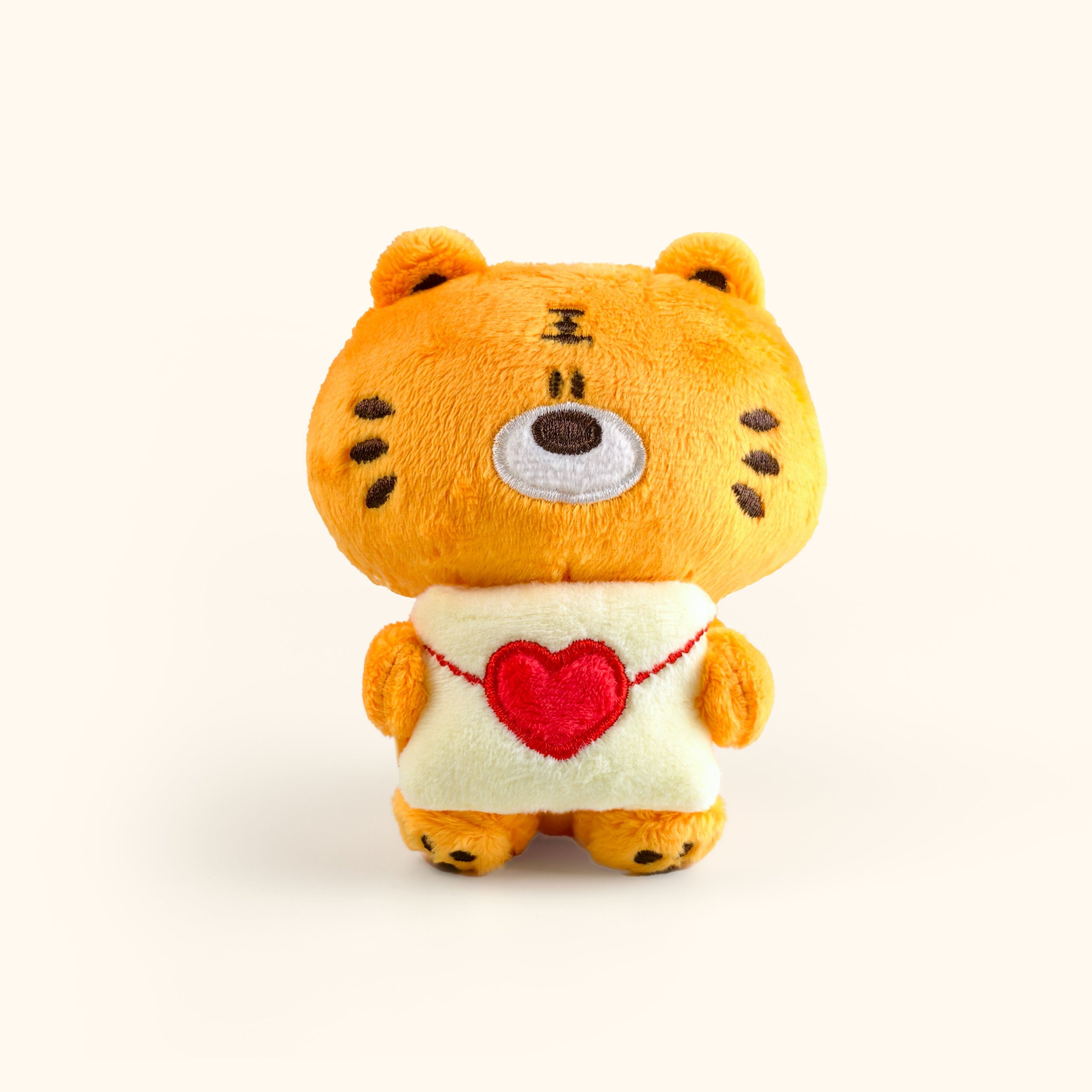 Fickle Plan | Tiger Peanut And Red Heart Bag Charm – LuLuFun Studio