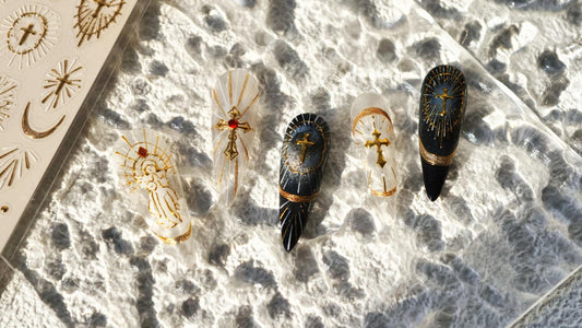 Hello Claws | Silver Christmas Tree Nail Deco Sticker