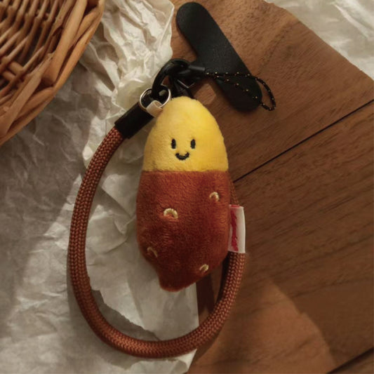 Daily White | Mini Sweet Potato Plush Charm