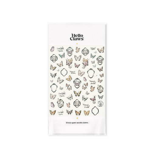 Hello Claws | Vintage Butterfly Nail Deco Sticker
