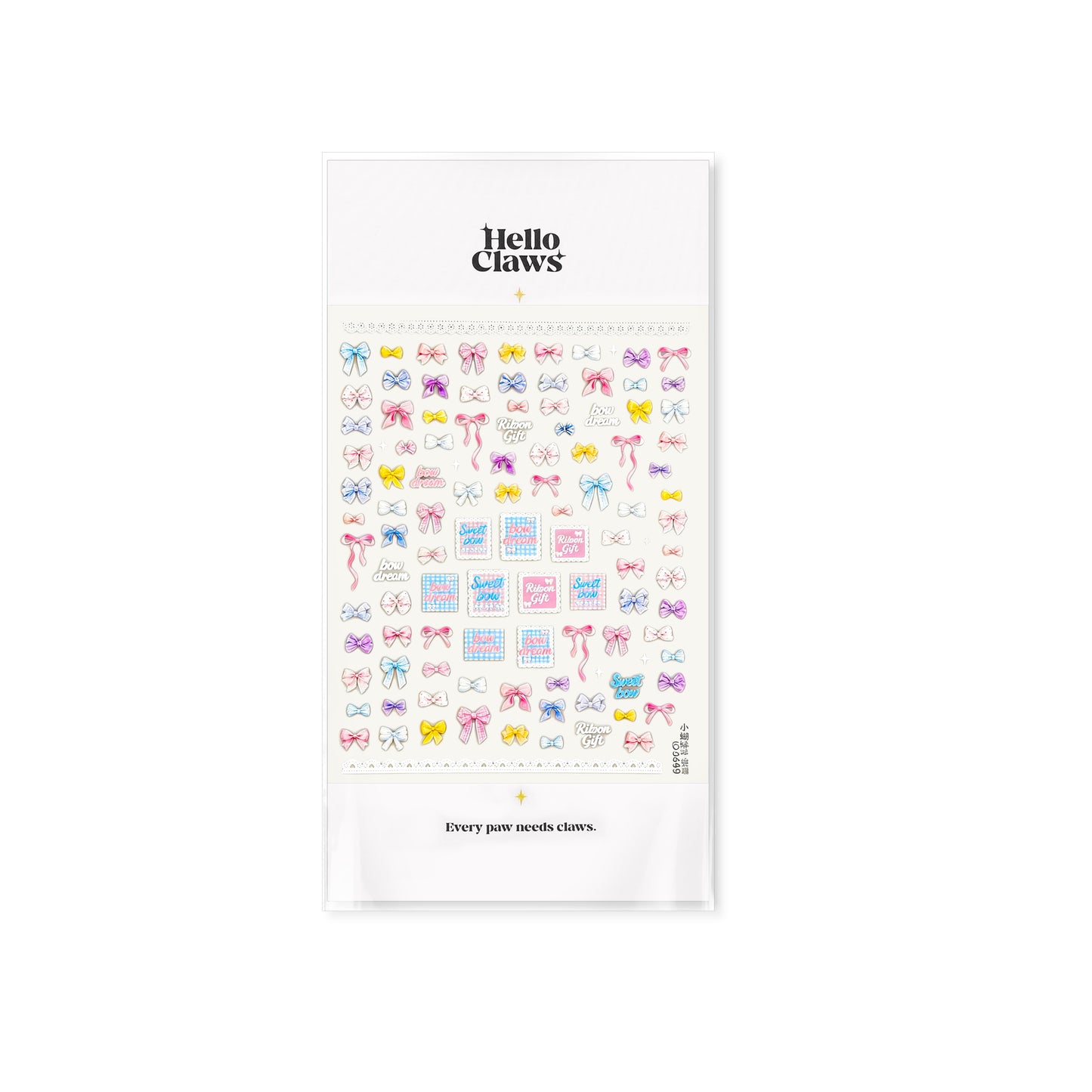 Hello Claws | Bowknot Dream Nail Deco Sticker