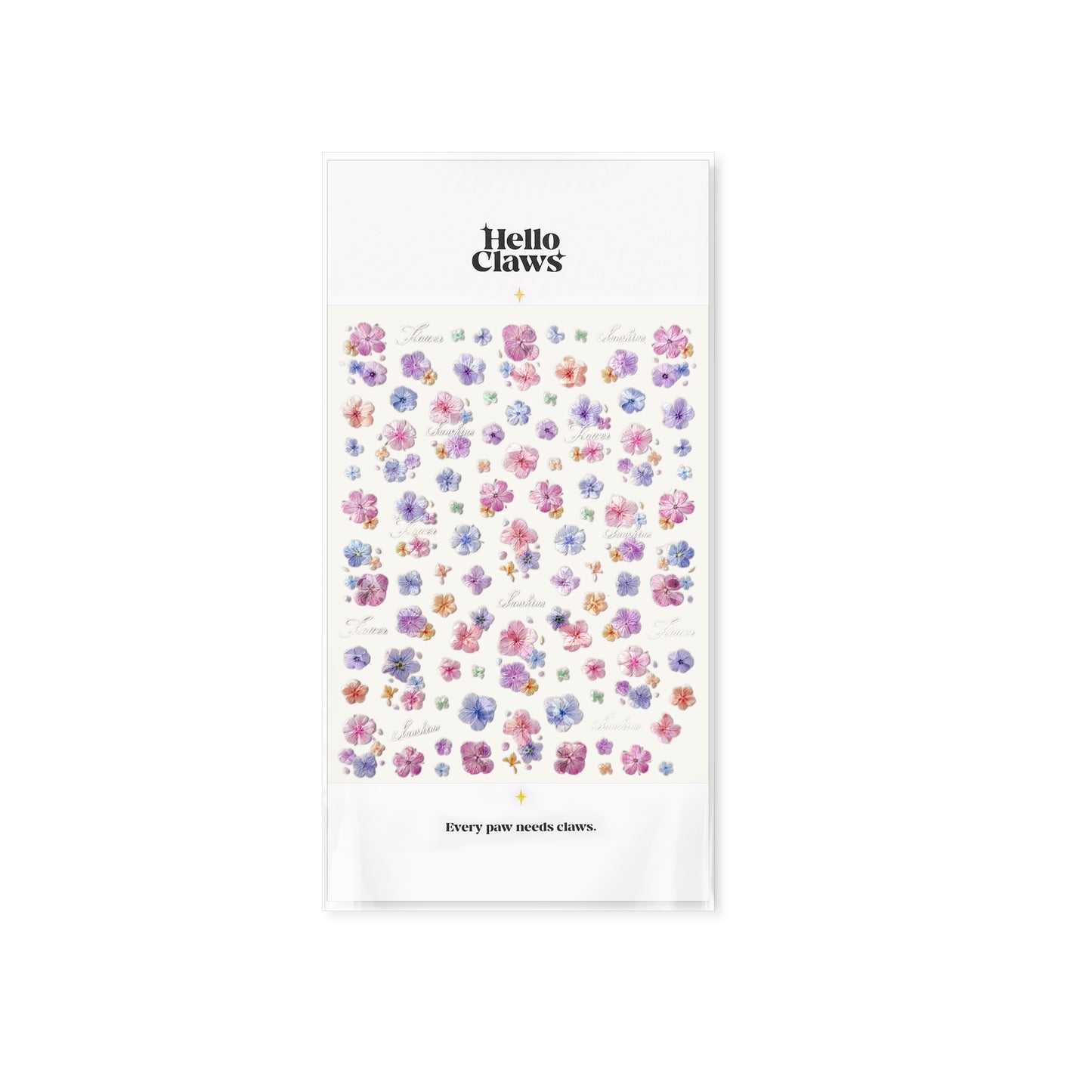 Hello Claws | Vintage Dried Flower Nail Deco Sticker