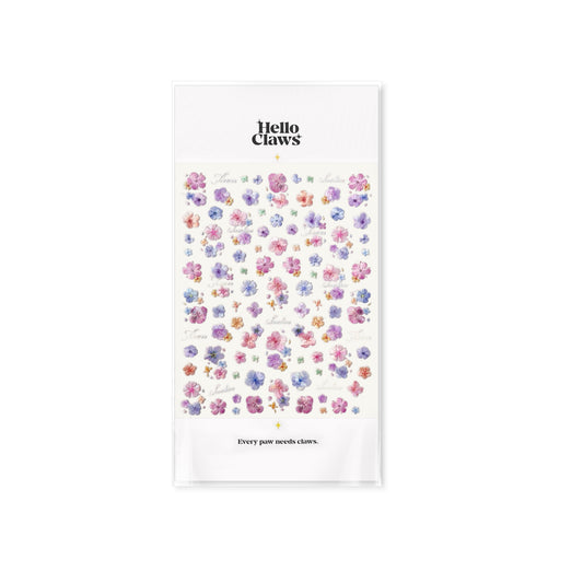 Hello Claws | Vintage Dried Flower Nail Deco Sticker
