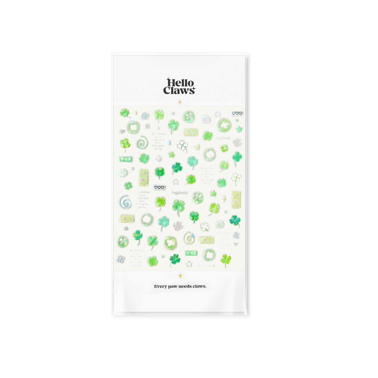 Hello Claws | Four-leaf Clover Nail Deco Sticker