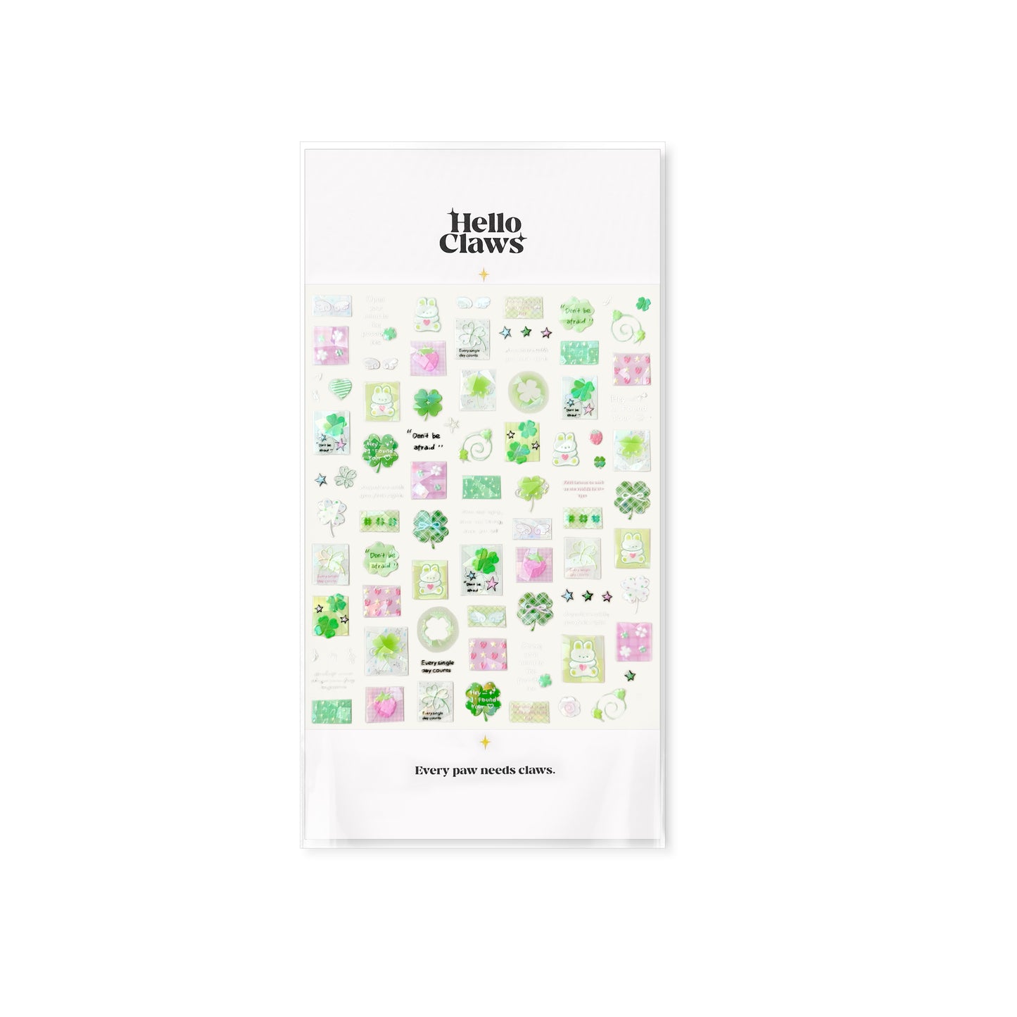 Hello Claws | Four-leaf Clover Nail Deco Sticker