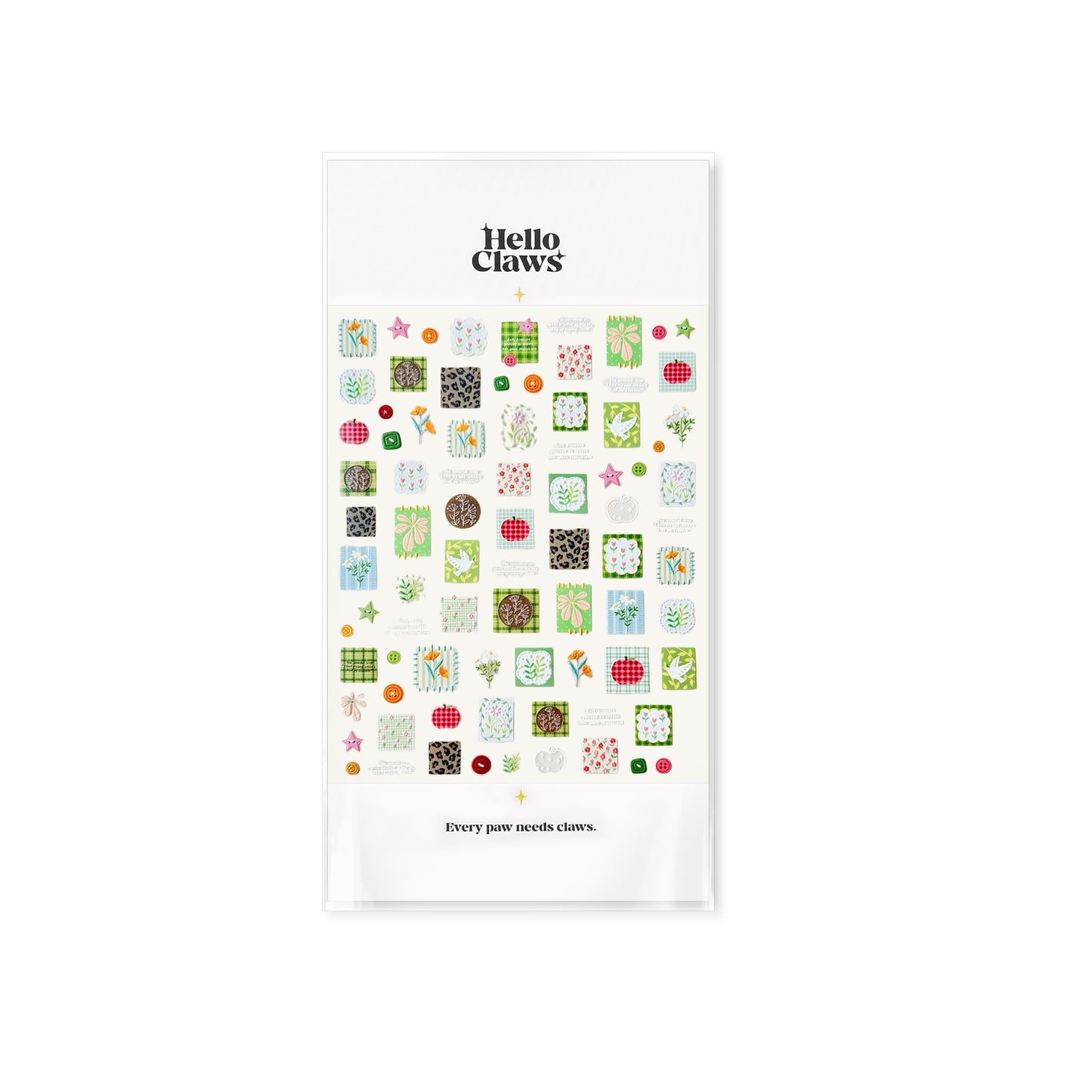 Hello Claws | Spring Patchwork Nail Deco Sticker