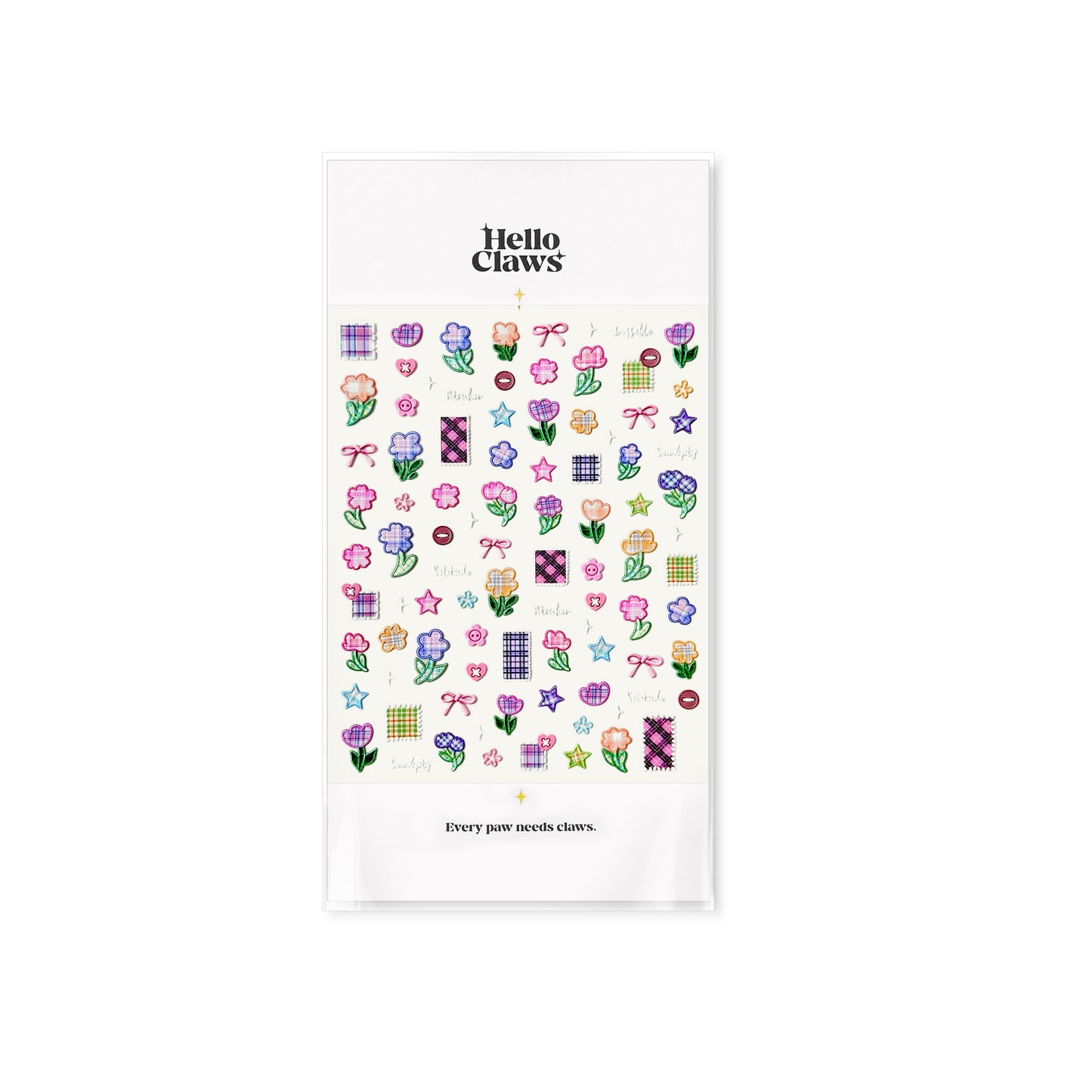 Hello Claws | Spring Patchwork Nail Deco Sticker
