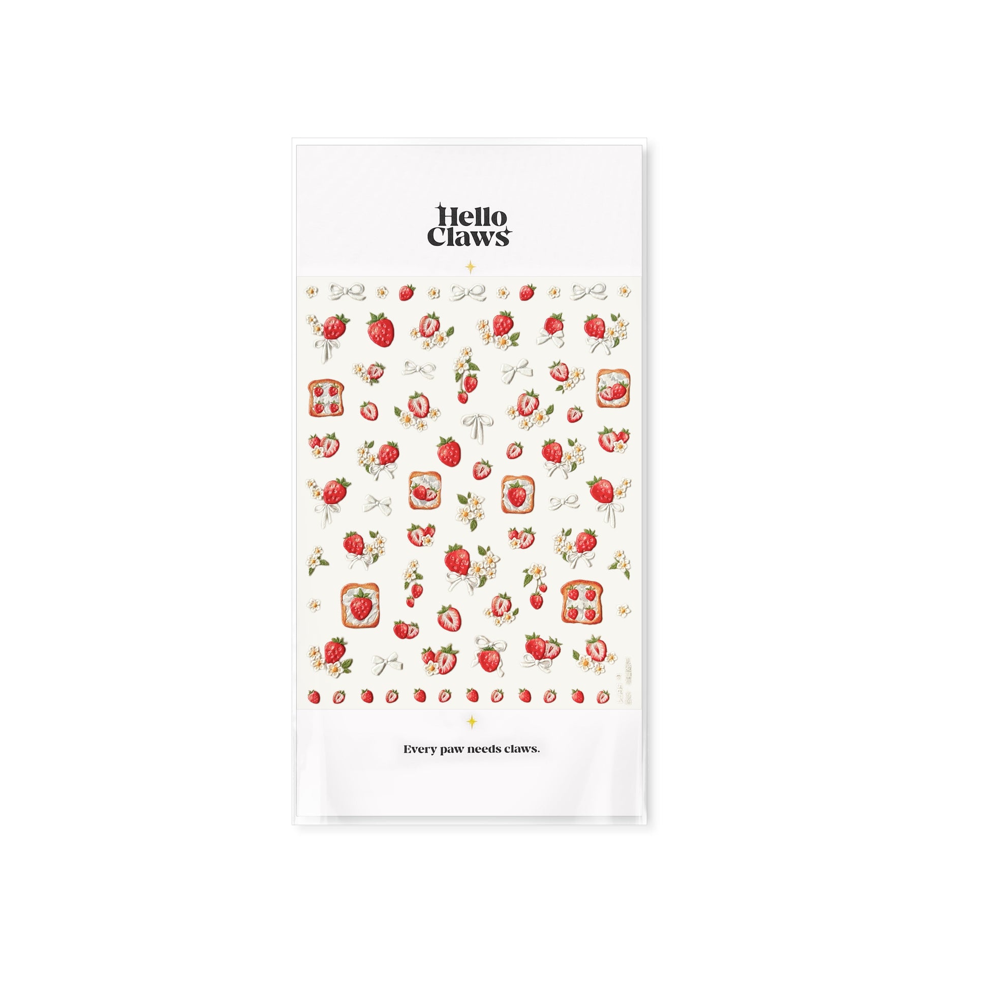 Hello Claws | Strawberry Sweet Nail Deco Sticker 