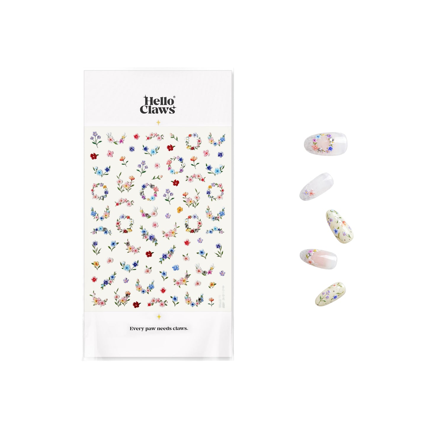 Hello Claws | Mini Flower Nail Deco Sticker 