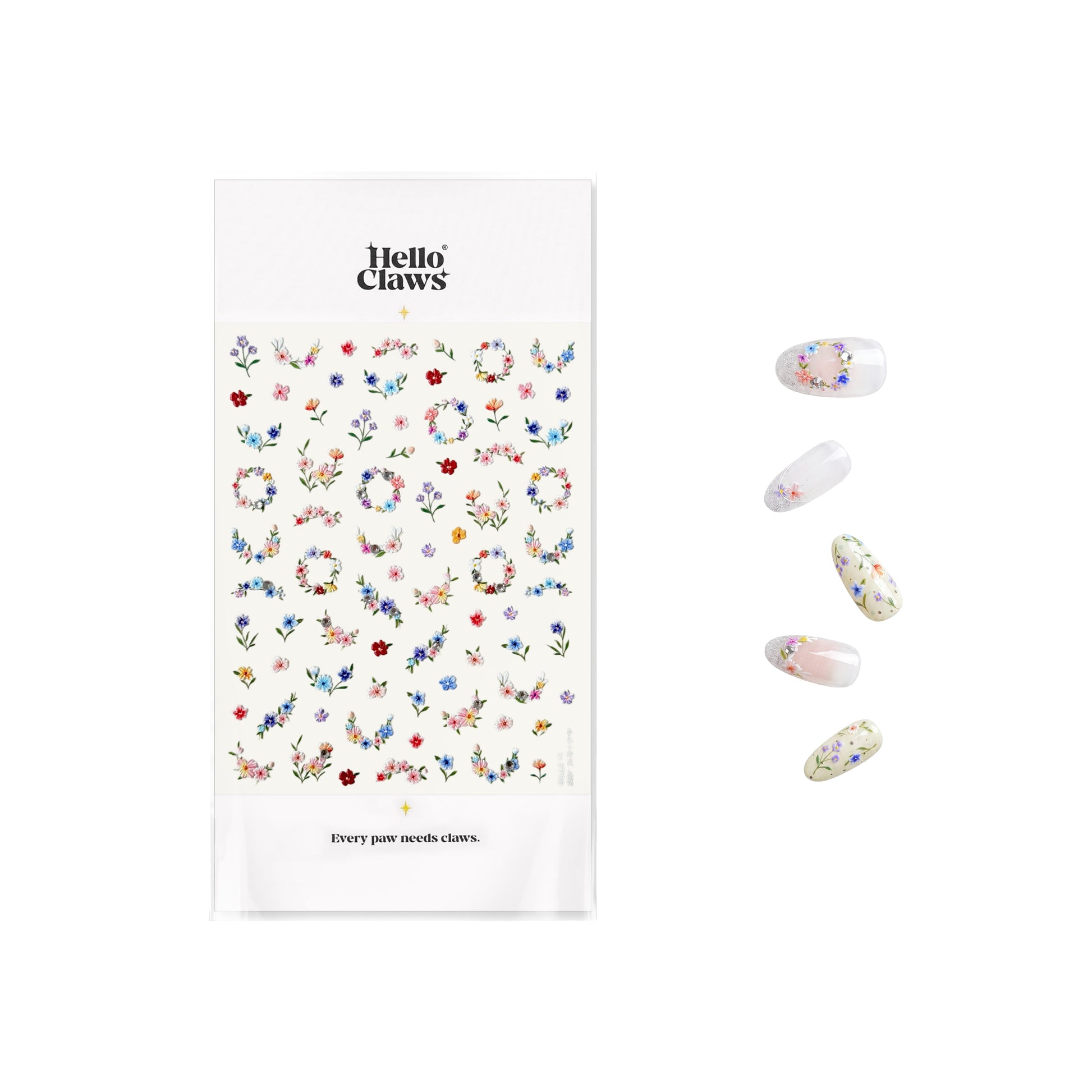 Hello Claws | Mini Flower Nail Deco Sticker 