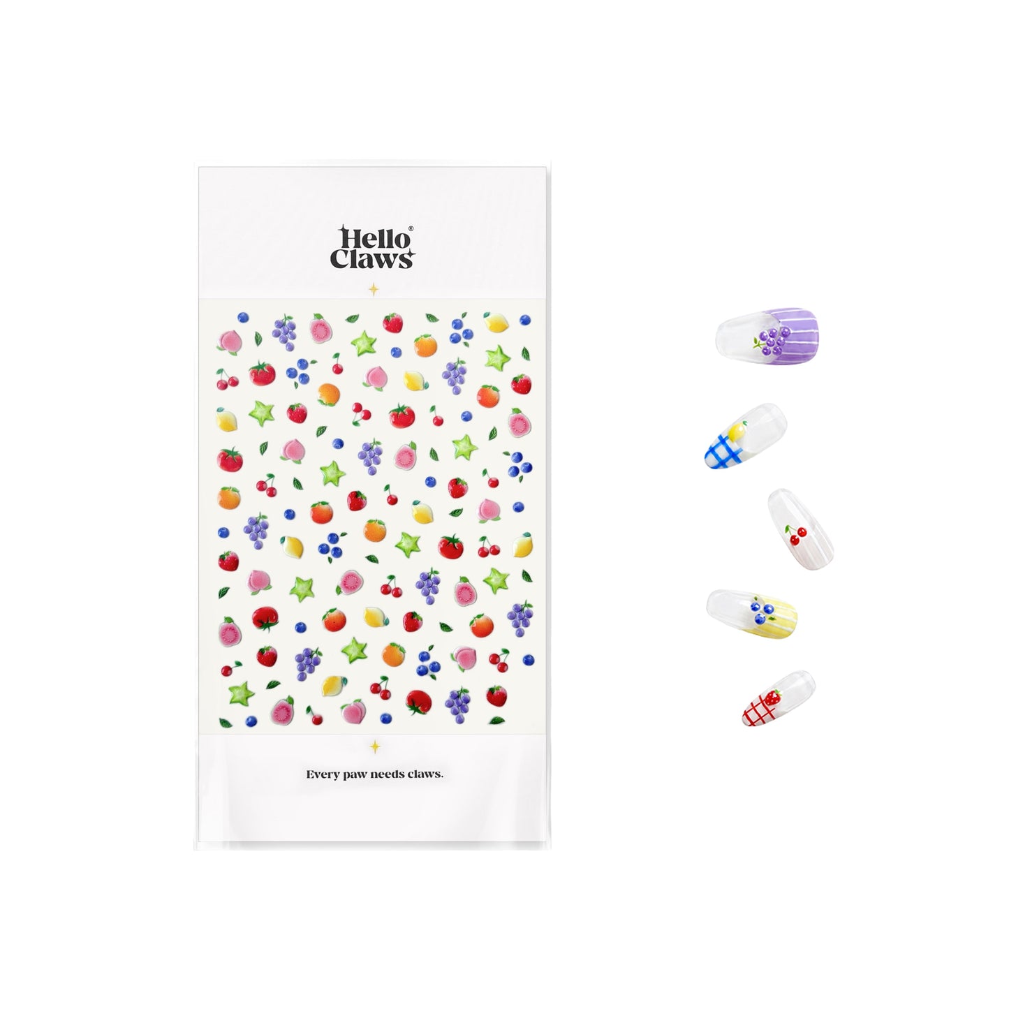 Hello Claws | Summer Mini Fruit Nail Deco Sticker 