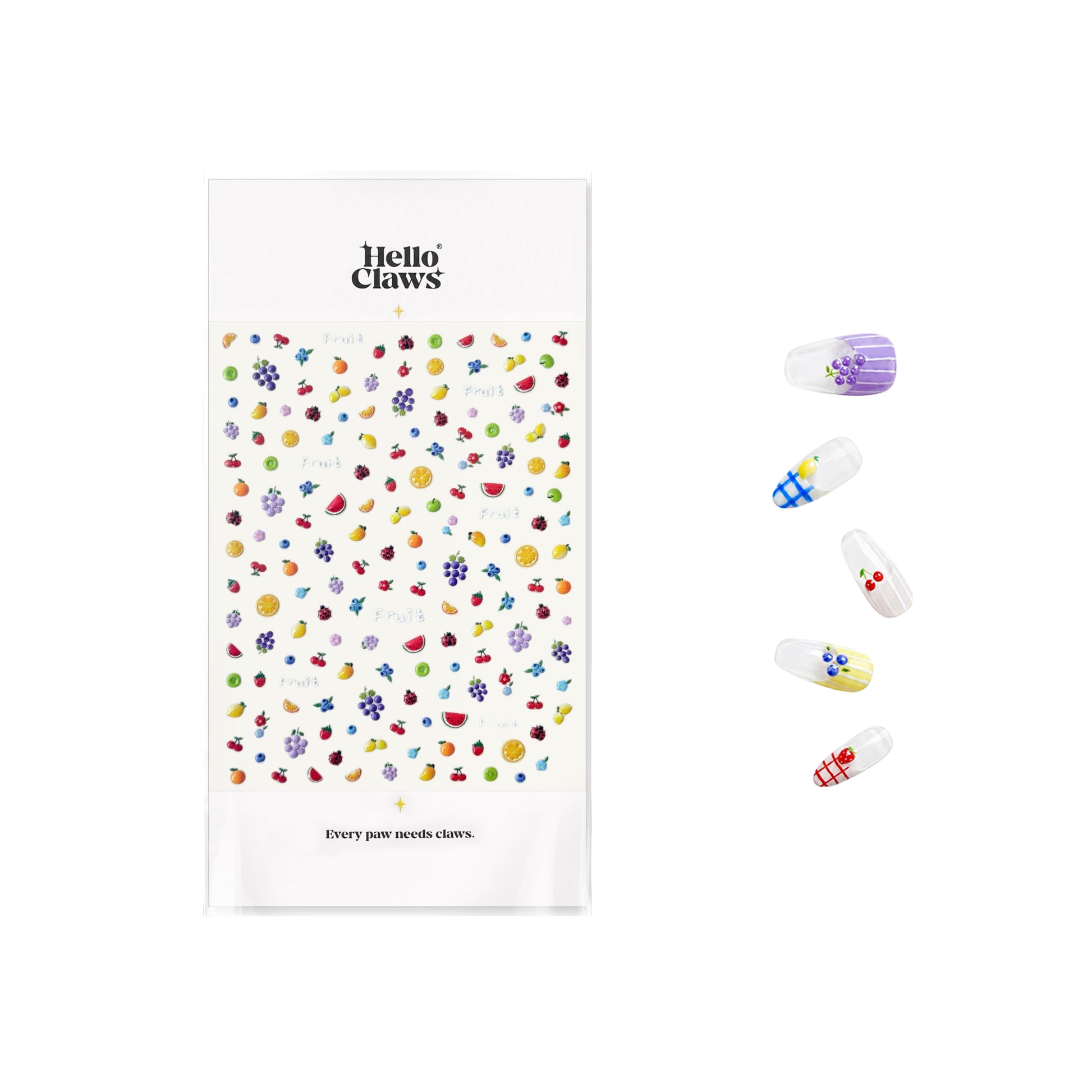 Hello Claws | Summer Mini Fruit Nail Deco Sticker 