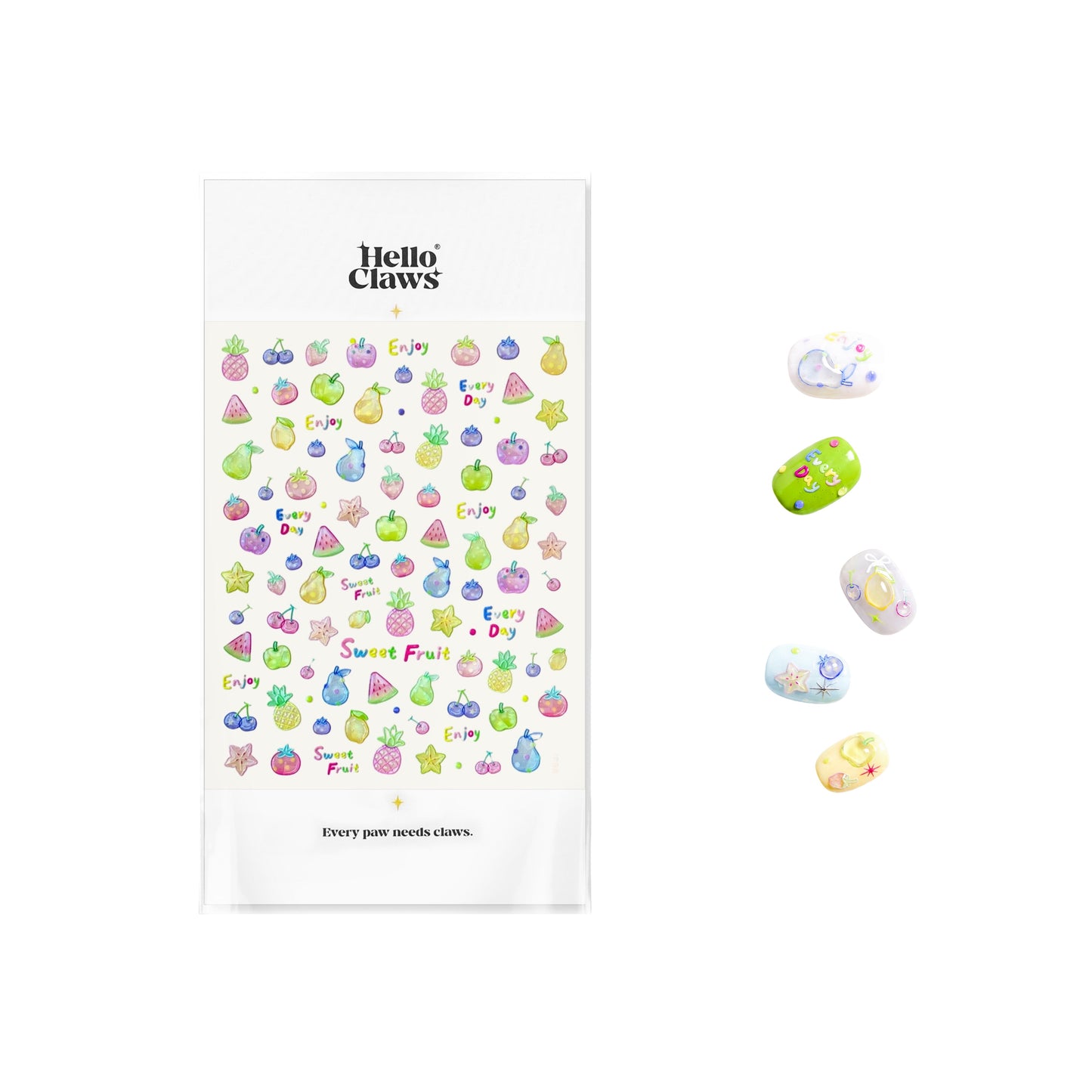 Hello Claws | Summer Fruit Nail Deco Sticker 