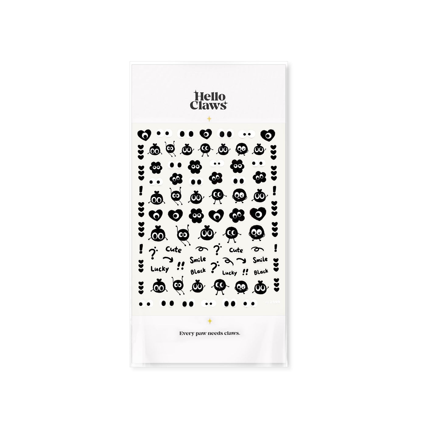 Hello Claws | Black Dot Nail Deco Sticker