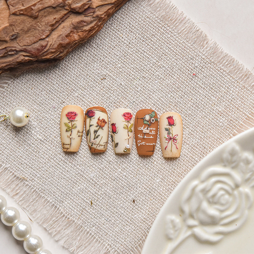 Hello Claws | Rose Bowknot Nail Deco Sticker