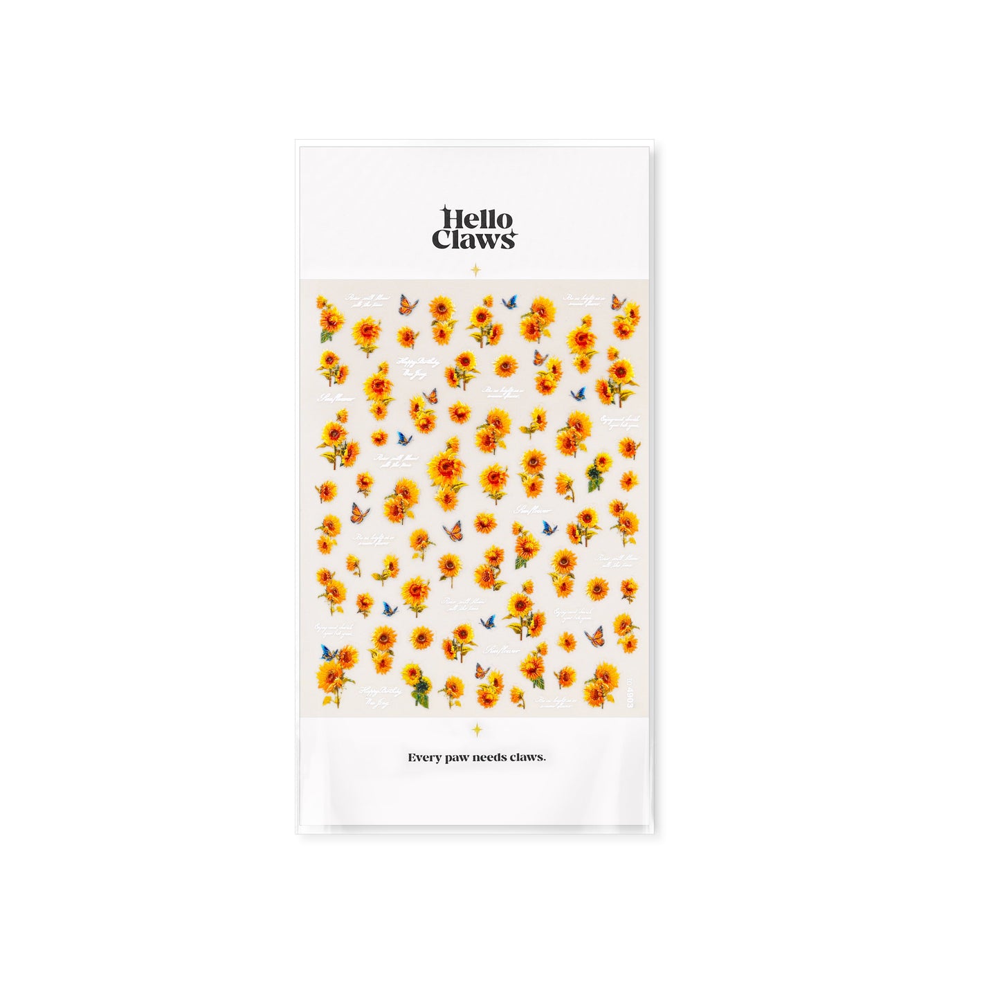 Hello Claws | Sunflower Nail Deco Sticker