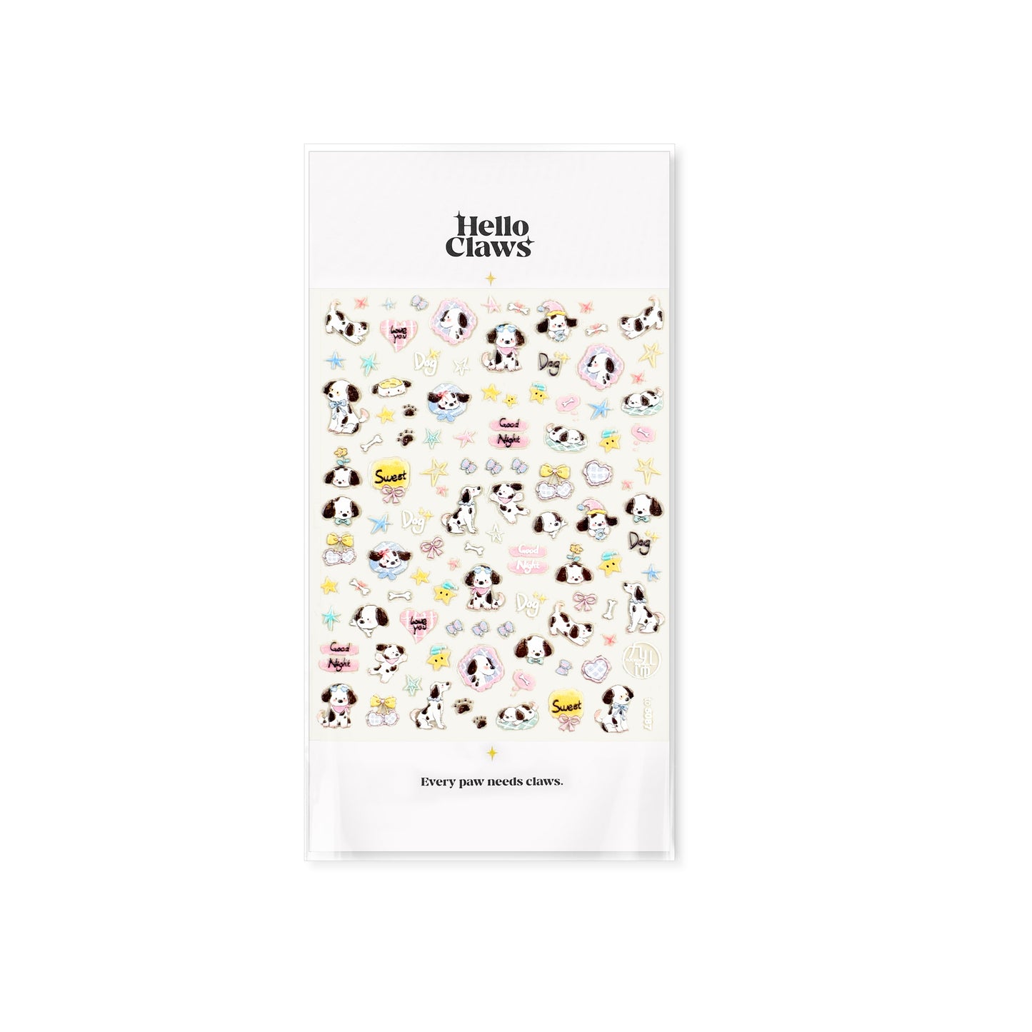 Hello Claws | Apple And Puppy Nail Deco Sticker